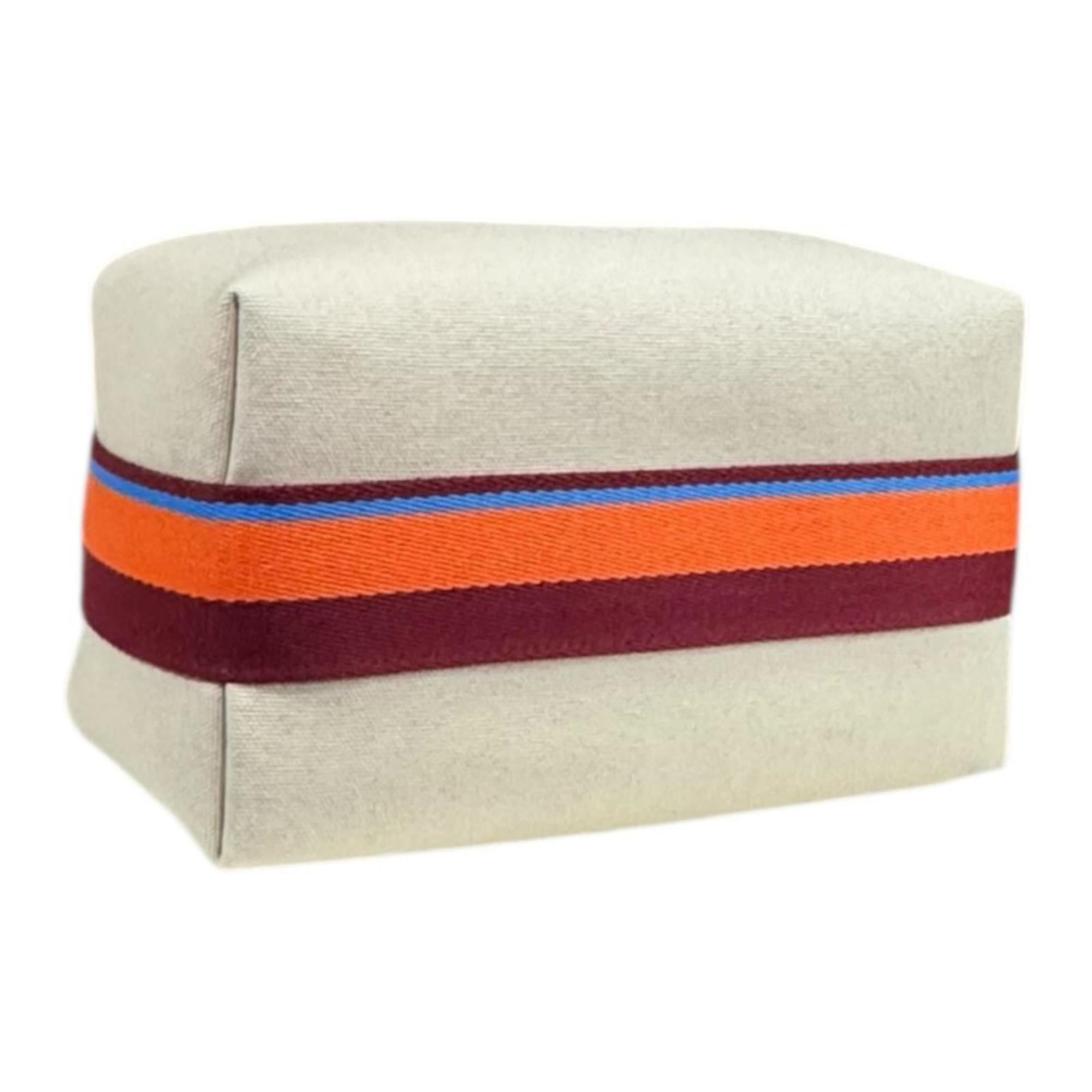 Hermes Hermes Bride à Brac PM Handbag, Cotton, White, Women's, HERMES, Used Size ONE SIZE - 7 Thumbnail