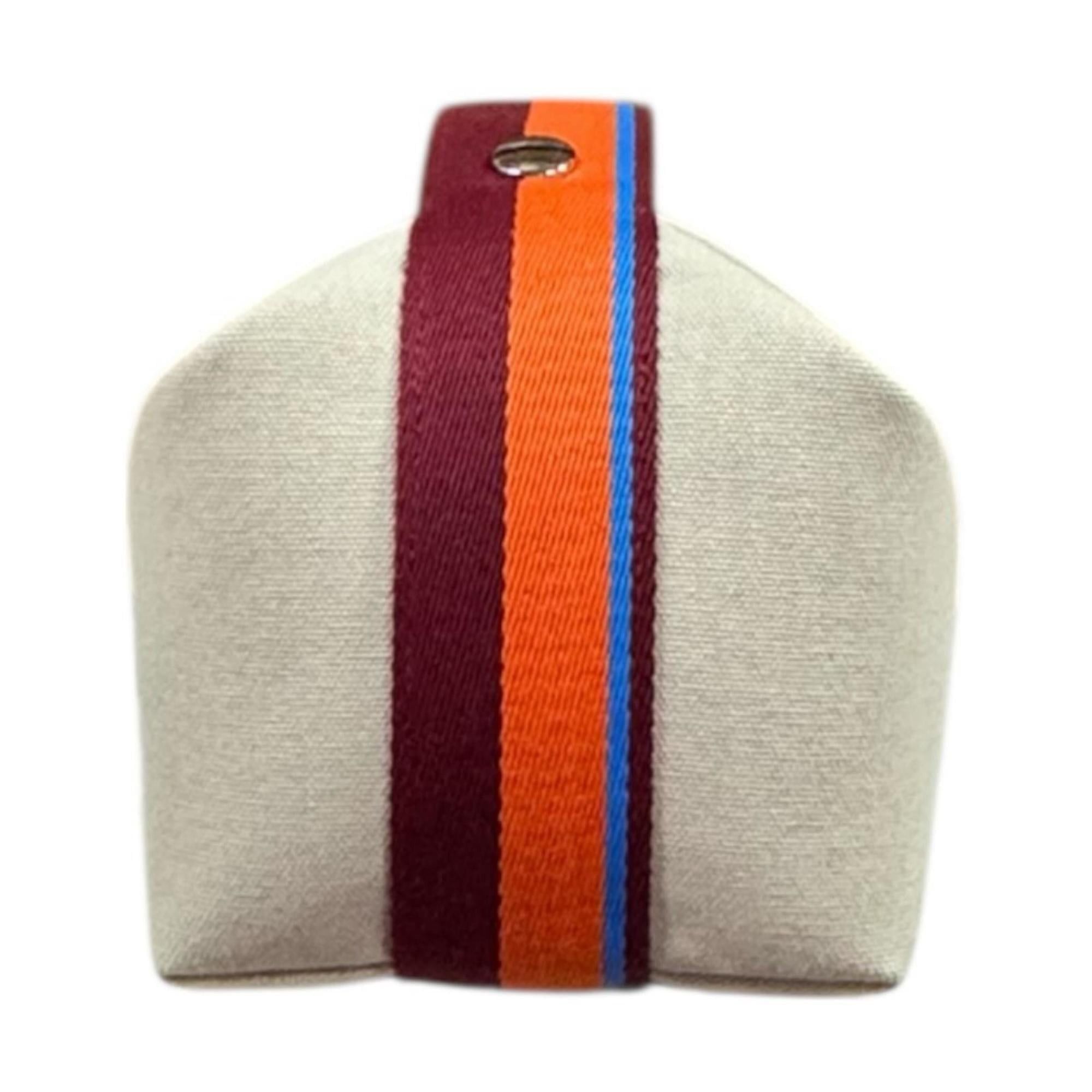 Hermes Hermes Bride à Brac PM Handbag, Cotton, White, Women's, HERMES, Used Size ONE SIZE - 4 Thumbnail