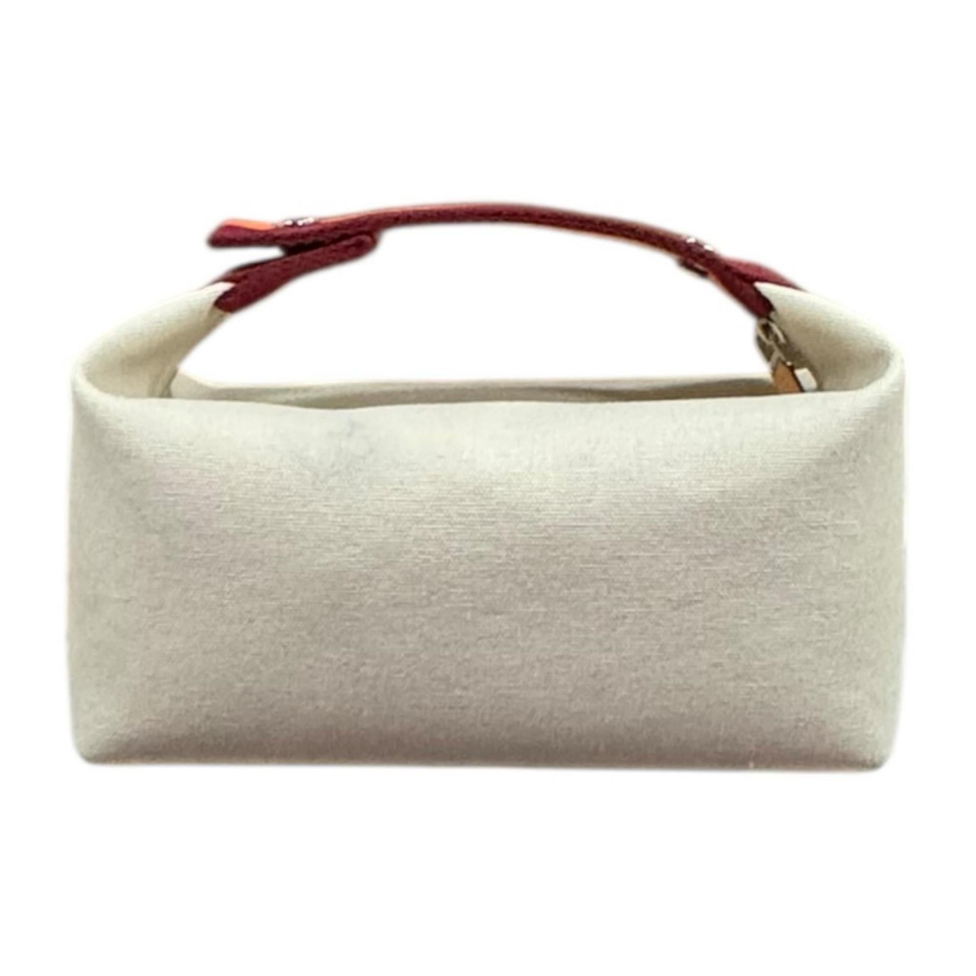Hermes Hermes Bride à Brac PM Handbag, Cotton, White, Women's, HERMES, Used Size ONE SIZE - 3 Thumbnail