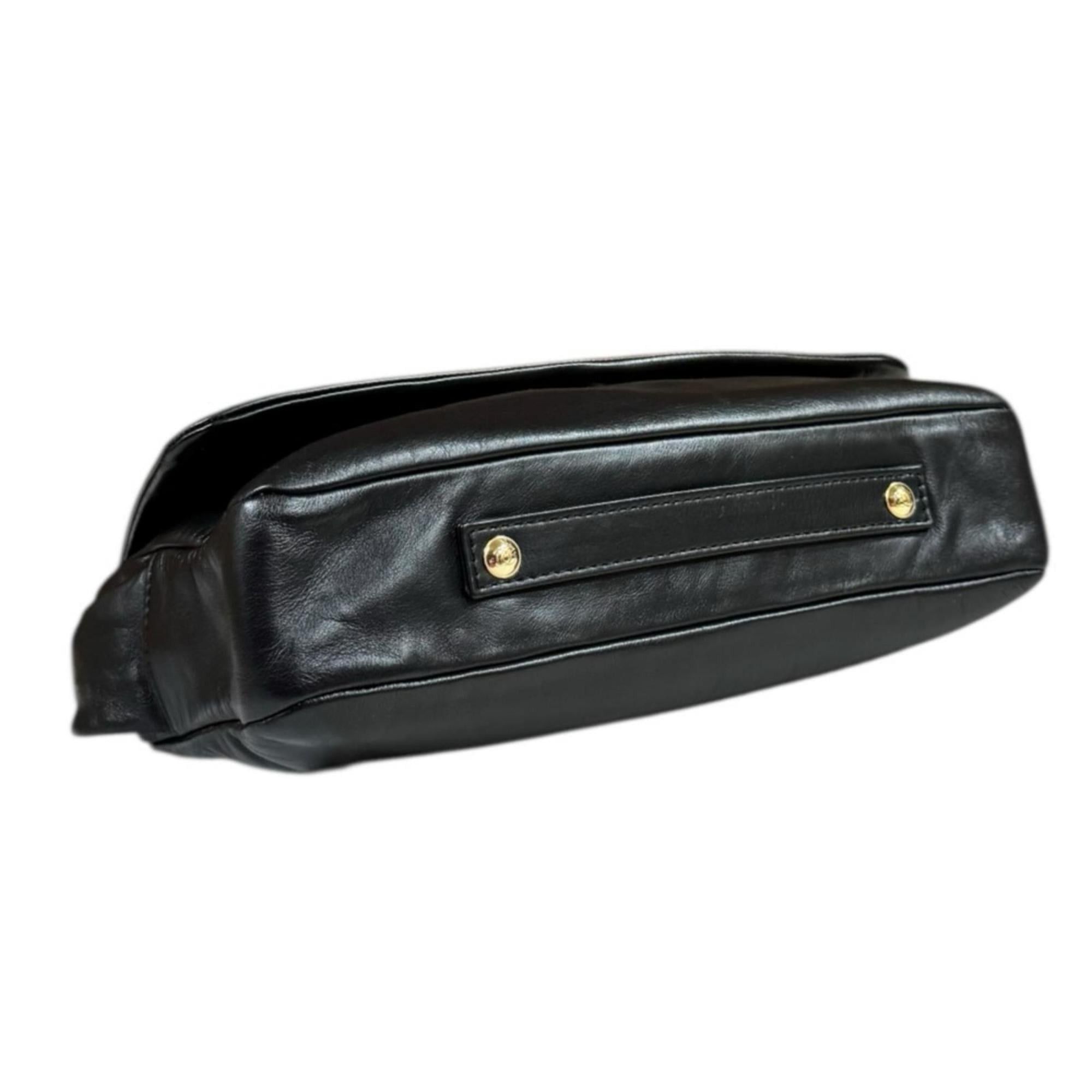 Chanel Chanel Coco Mark Shoulder Bag, Leather, Black, Women's, Used, Chain Size ONE SIZE - 5 Thumbnail