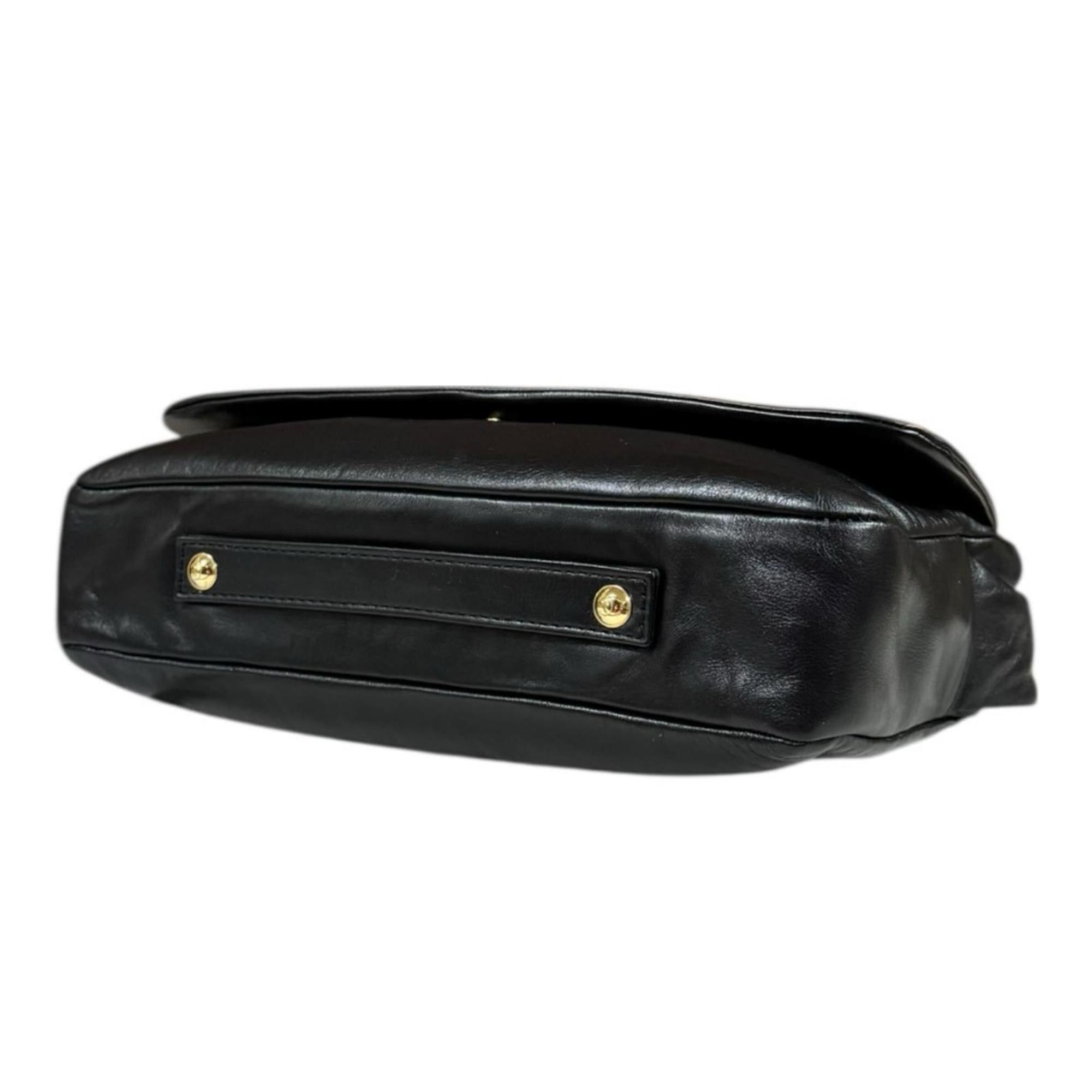 Chanel Chanel Coco Mark Shoulder Bag, Leather, Black, Women's, Used, Chain Size ONE SIZE - 6 Thumbnail