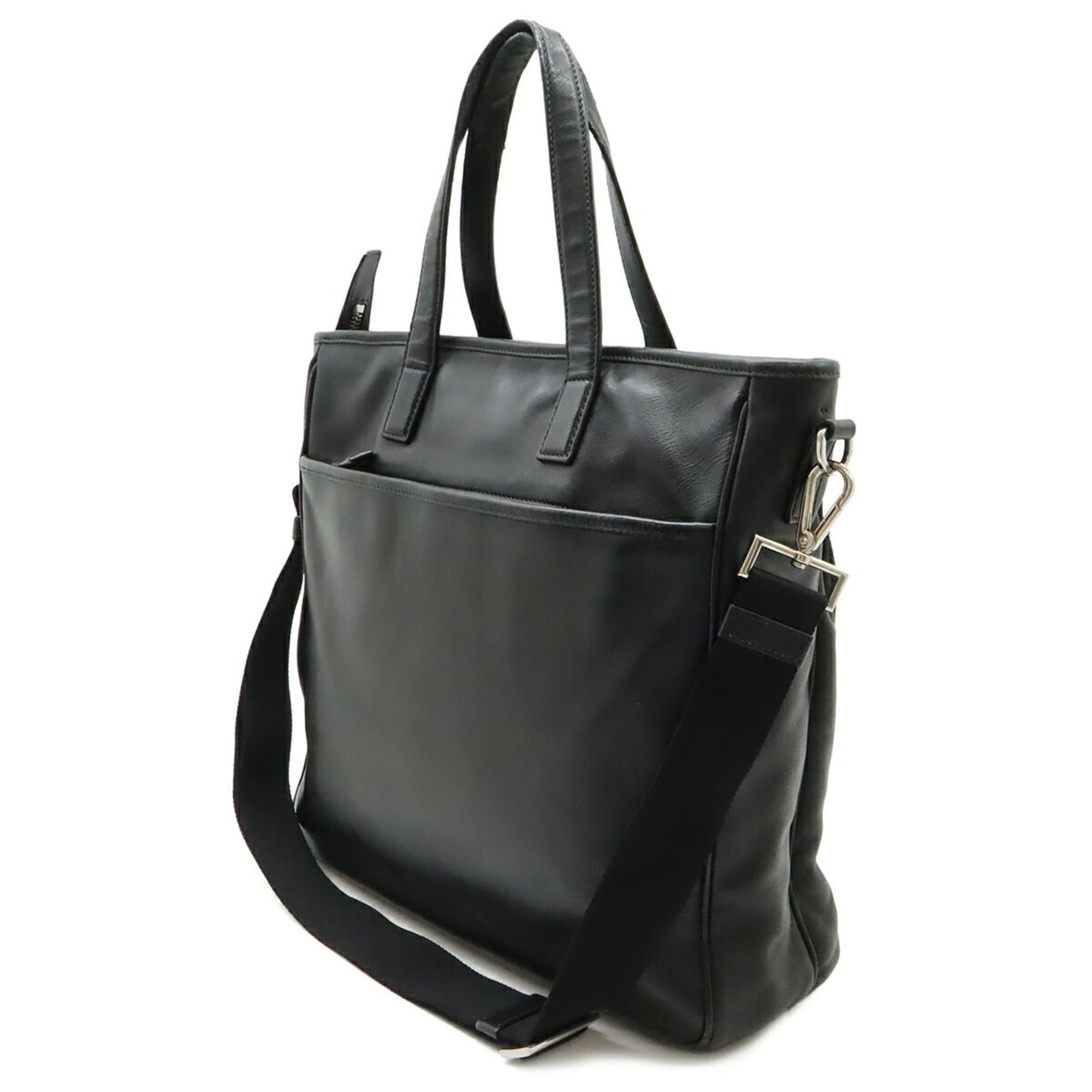 Prada Prada Tote Bag Shoulder Leather NERO Black 2VG033 Size ONE SIZE - 3 Thumbnail