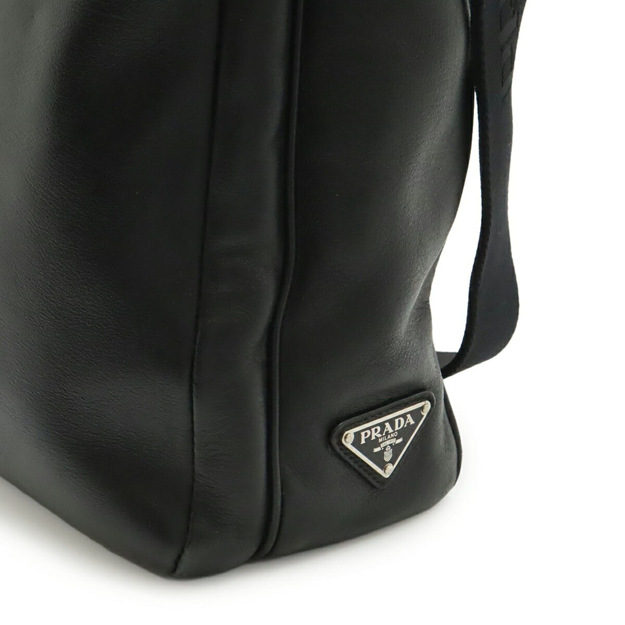 Prada Prada Tote Bag Shoulder Leather NERO Black 2VG033 Size ONE SIZE - 9 Thumbnail