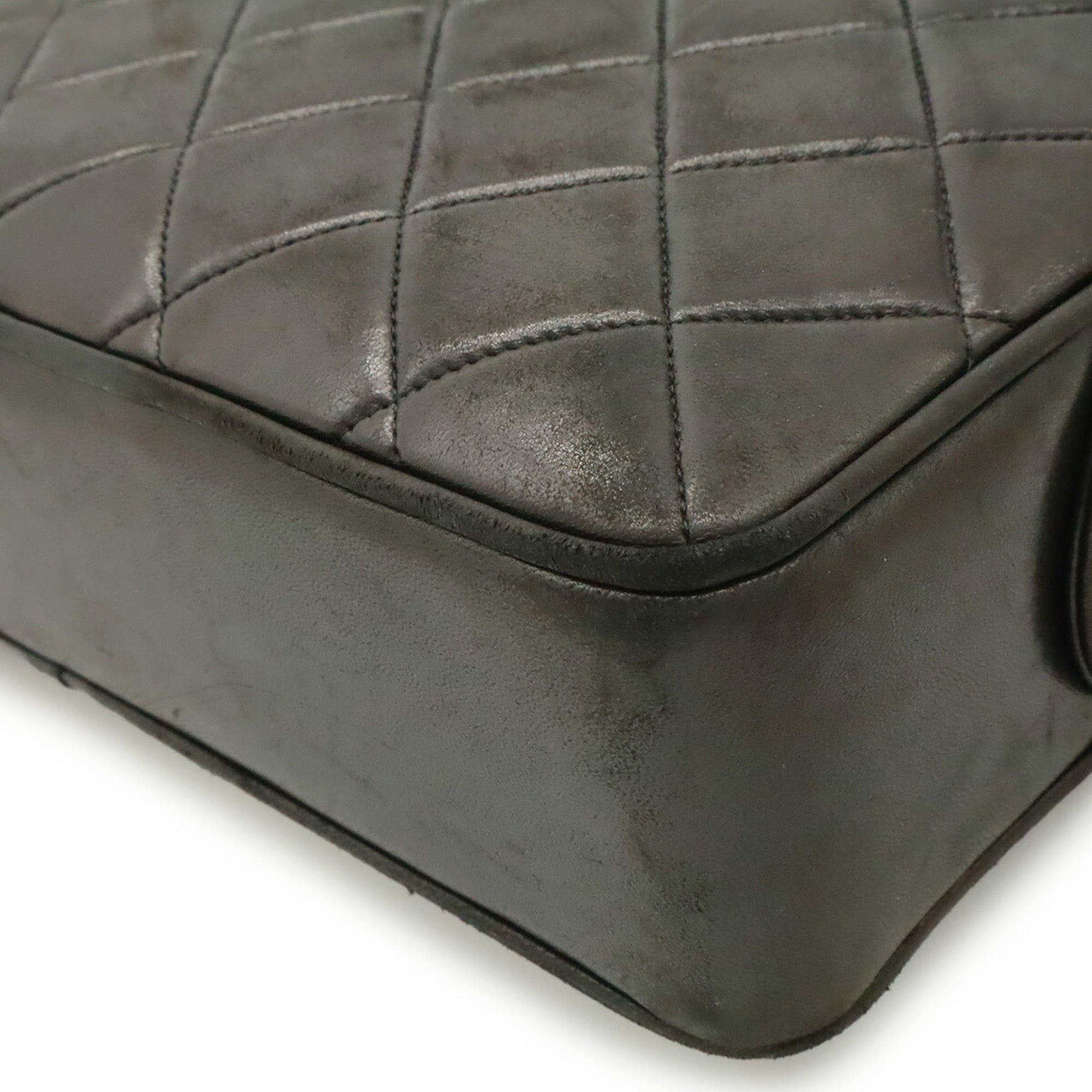 Chanel CHANEL Coco Mark Matelassé Tote Bag Shoulder Leather Black Size ONE SIZE - 4 Thumbnail