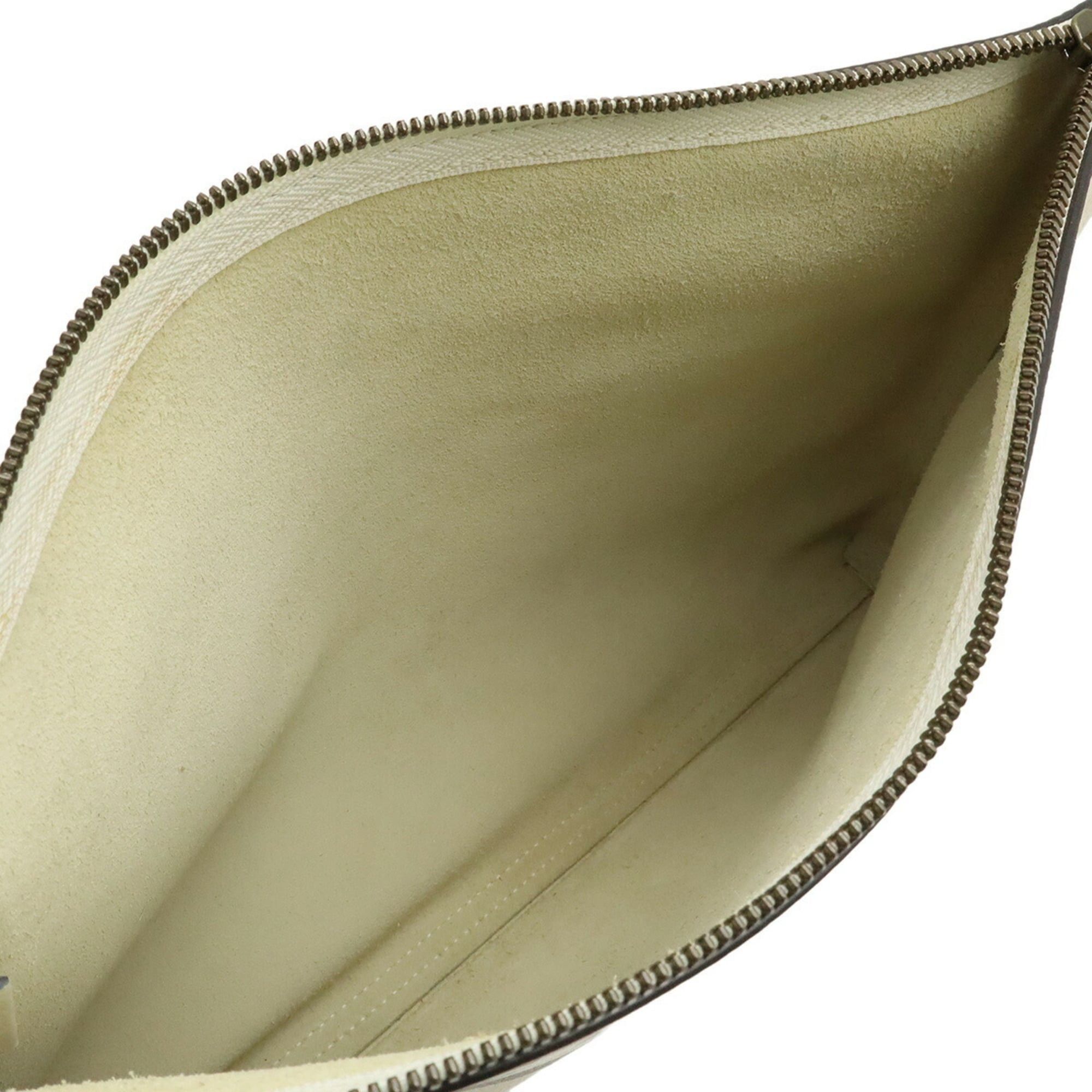 Gucci Gucci Print Medium Portfolio Clutch Bag, Second Leather, Ivory, White, Green, Red, 500981 Size ONE SIZE - 6 Thumbnail