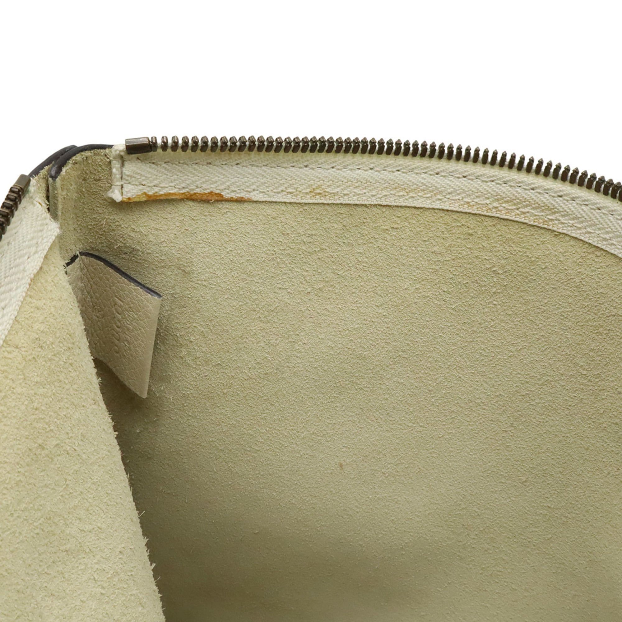 Gucci Gucci Print Medium Portfolio Clutch Bag, Second Leather, Ivory, White, Green, Red, 500981 Size ONE SIZE - 7 Thumbnail