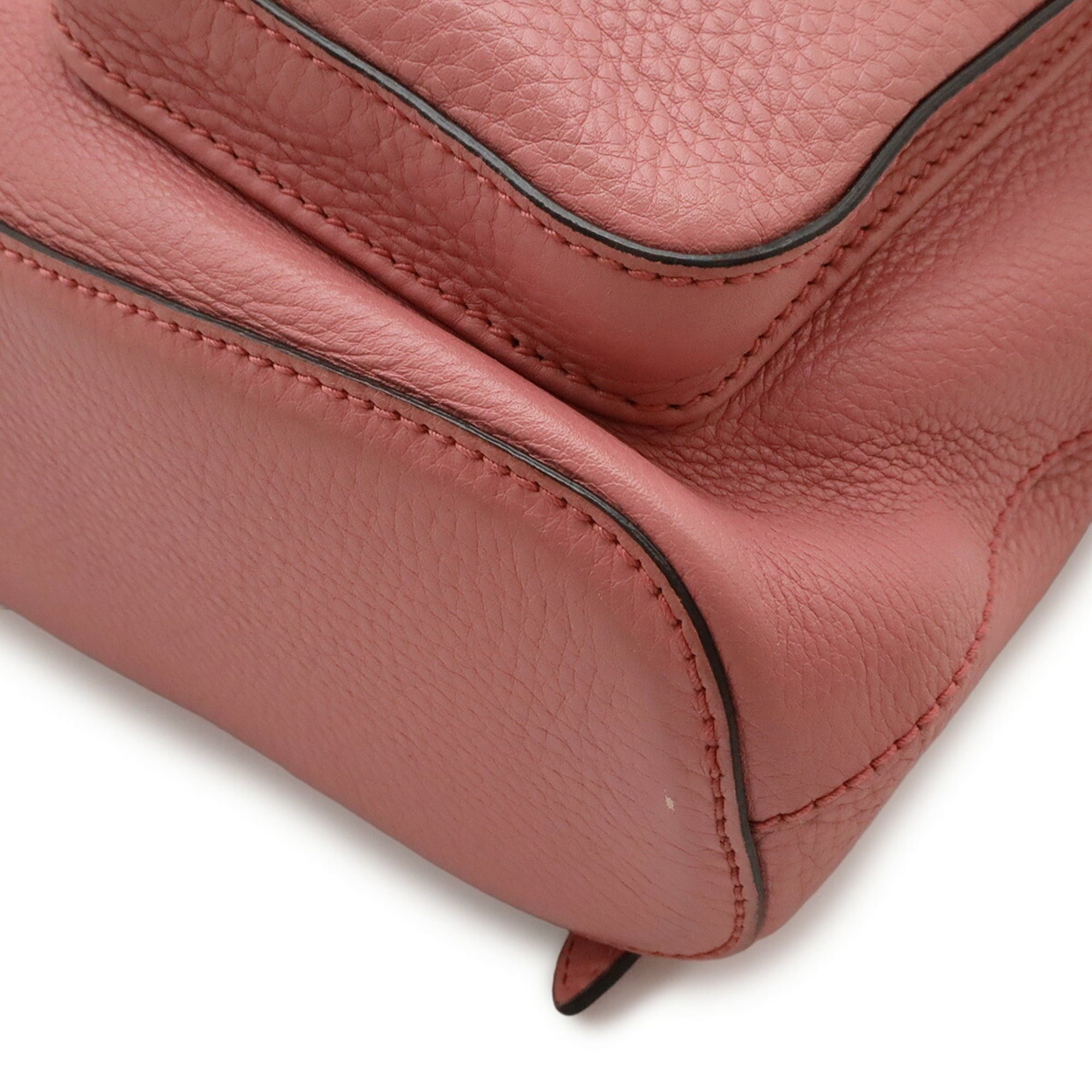 Gucci GUCCI Bamboo Backpack, Rucksack, Shoulder Bag, Tassel, Leather, Pink, 370833 Size ONE SIZE - 4 Thumbnail