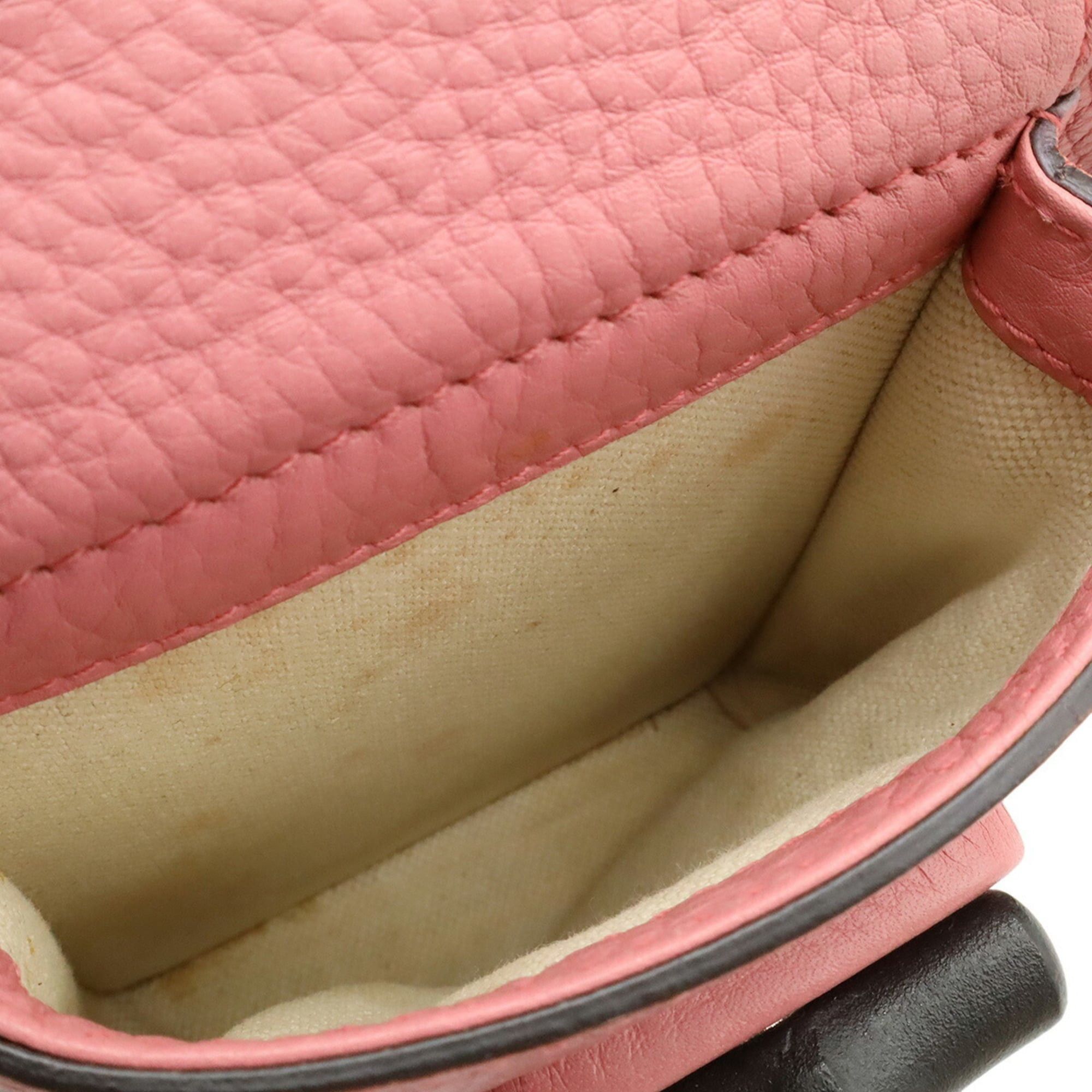 Gucci GUCCI Bamboo Backpack, Rucksack, Shoulder Bag, Tassel, Leather, Pink, 370833 Size ONE SIZE - 9 Thumbnail