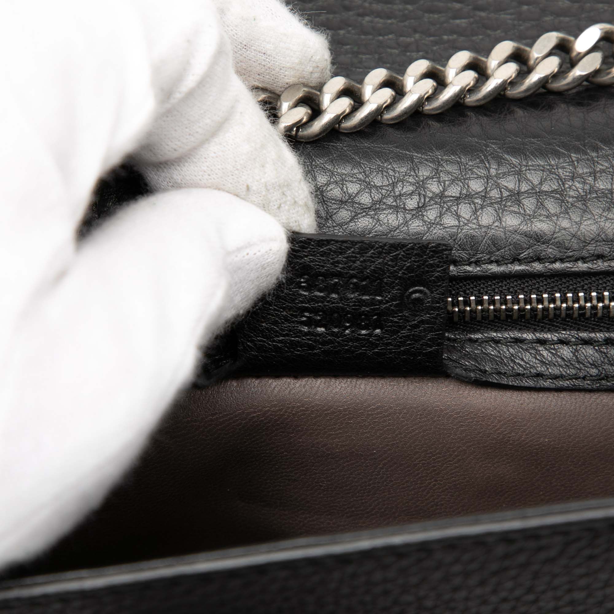 Gucci Medium Studded Leather Miss Bamboo Crossbody Size ONE SIZE - 6 Thumbnail