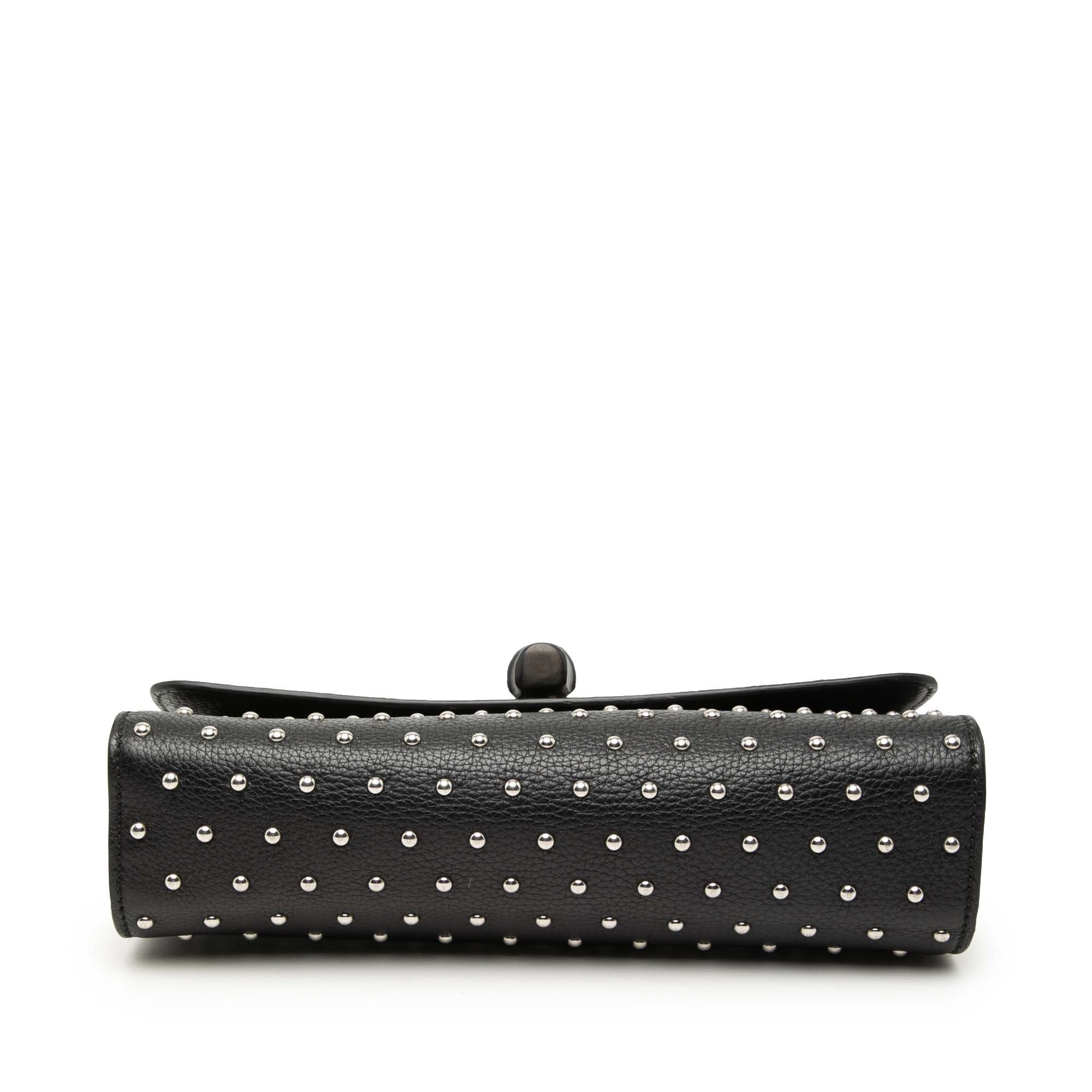 Gucci Medium Studded Leather Miss Bamboo Crossbody Size ONE SIZE - 3 Thumbnail