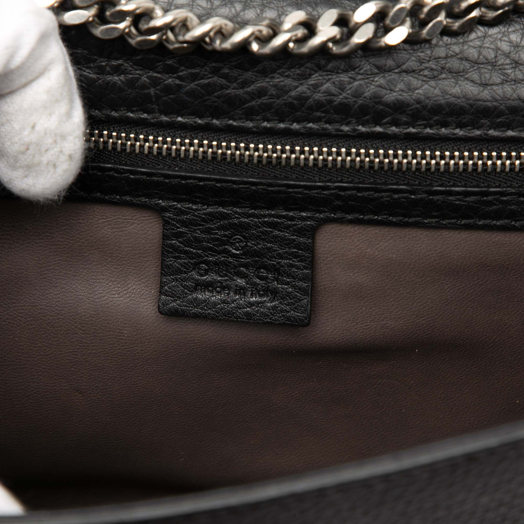 Gucci Medium Studded Leather Miss Bamboo Crossbody Size ONE SIZE - 5 Thumbnail