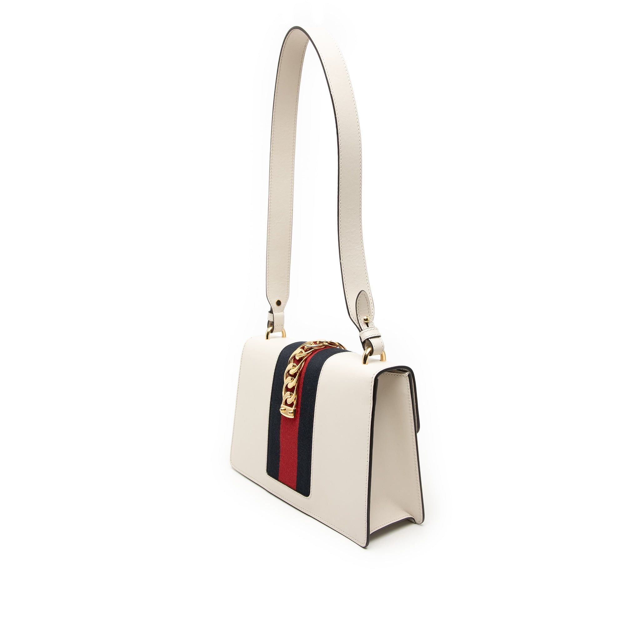 Gucci Small Leather Sylvie Web Satchel Size ONE SIZE - 2 Thumbnail