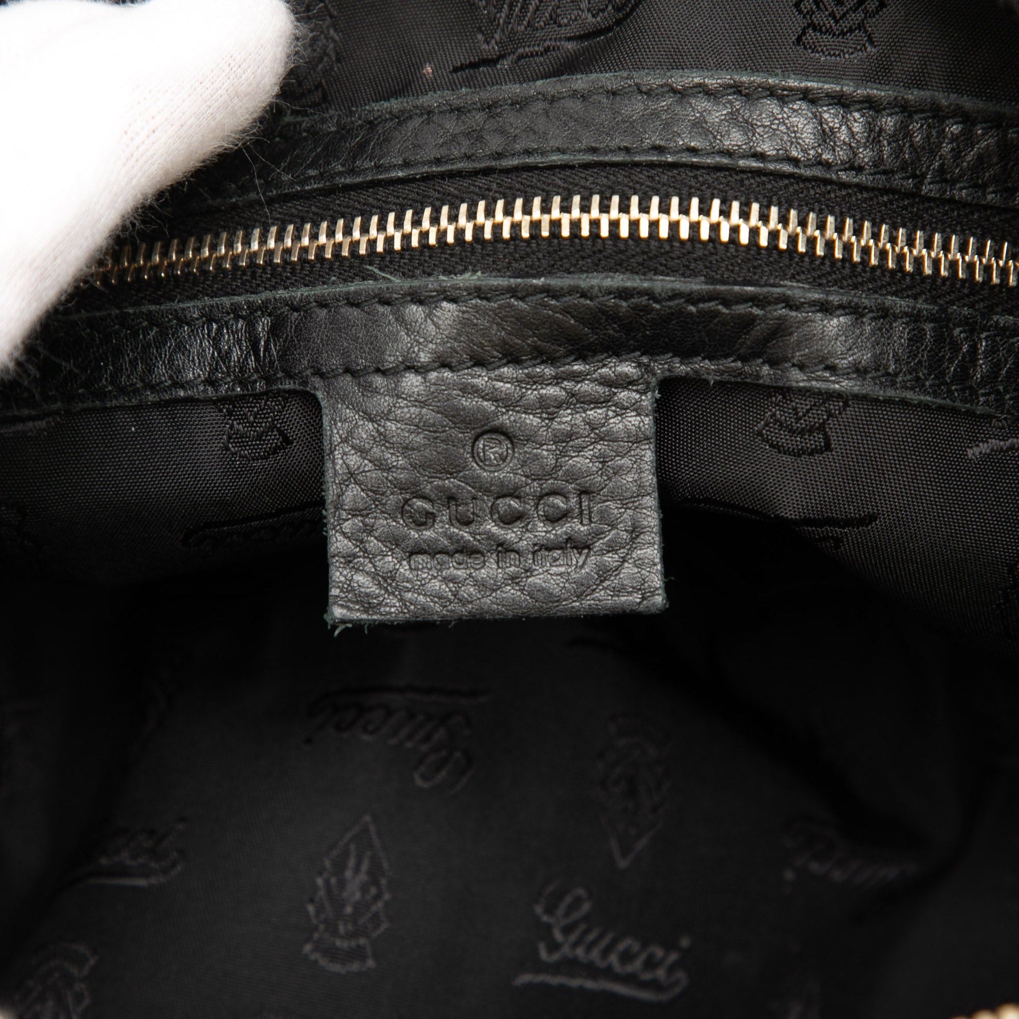 Gucci Medium Diamante Canvas Techno Horsebit Hobo Size ONE SIZE - 5 Thumbnail