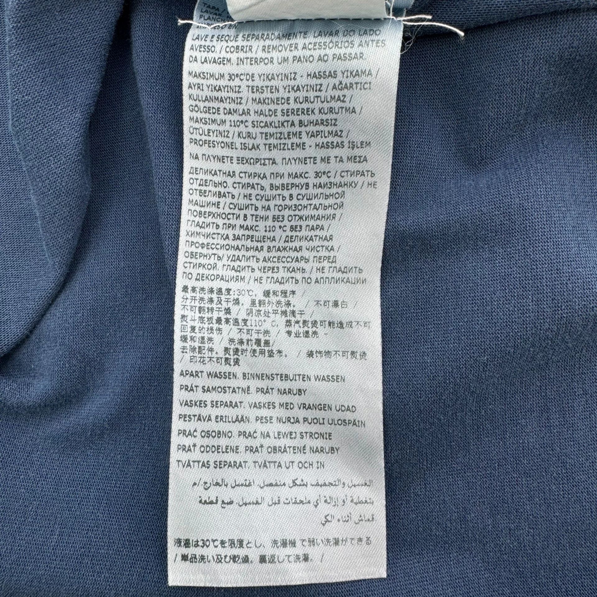 Maison Margiela Maison Margiela Blue Logo Short-Sleeve Size US S / EU 44-46 / 1 - 7 Thumbnail