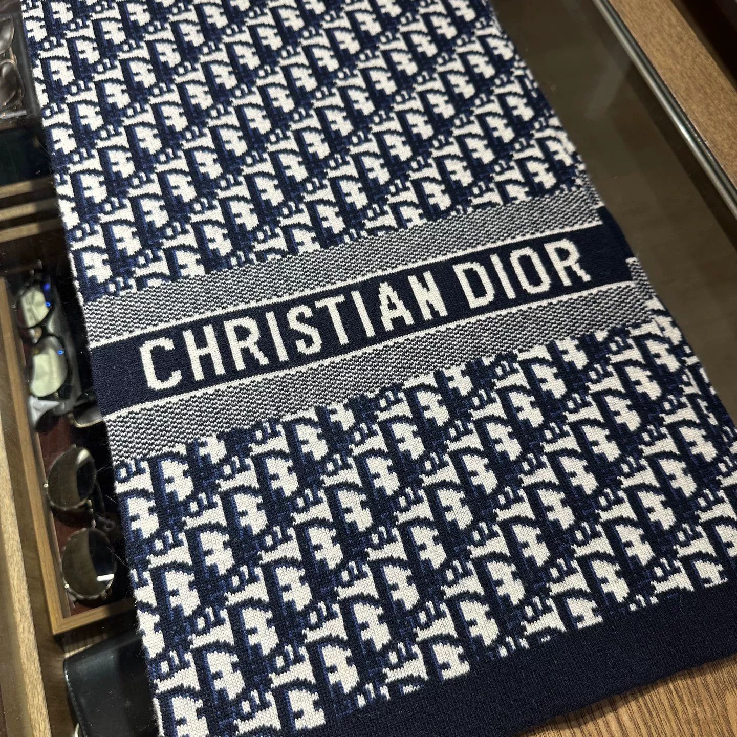 Dior Christian Dior Monogram Wool Scarf Size ONE SIZE - 6 Thumbnail
