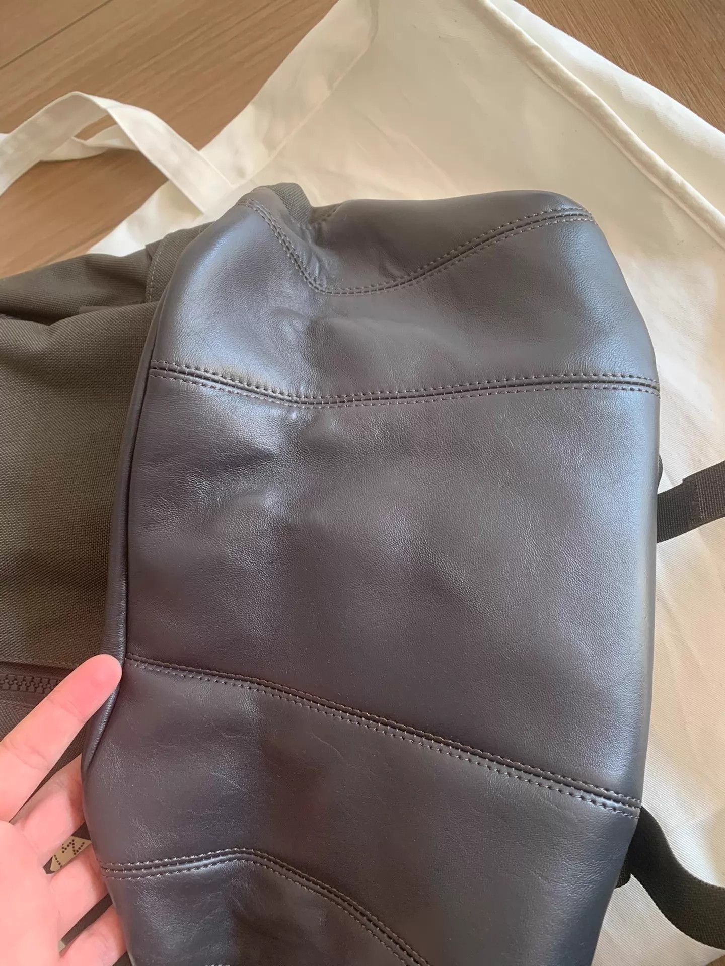 Visvim Black Backpack with Leather Accents and Utility Pockets Size ONE SIZE - 6 Thumbnail