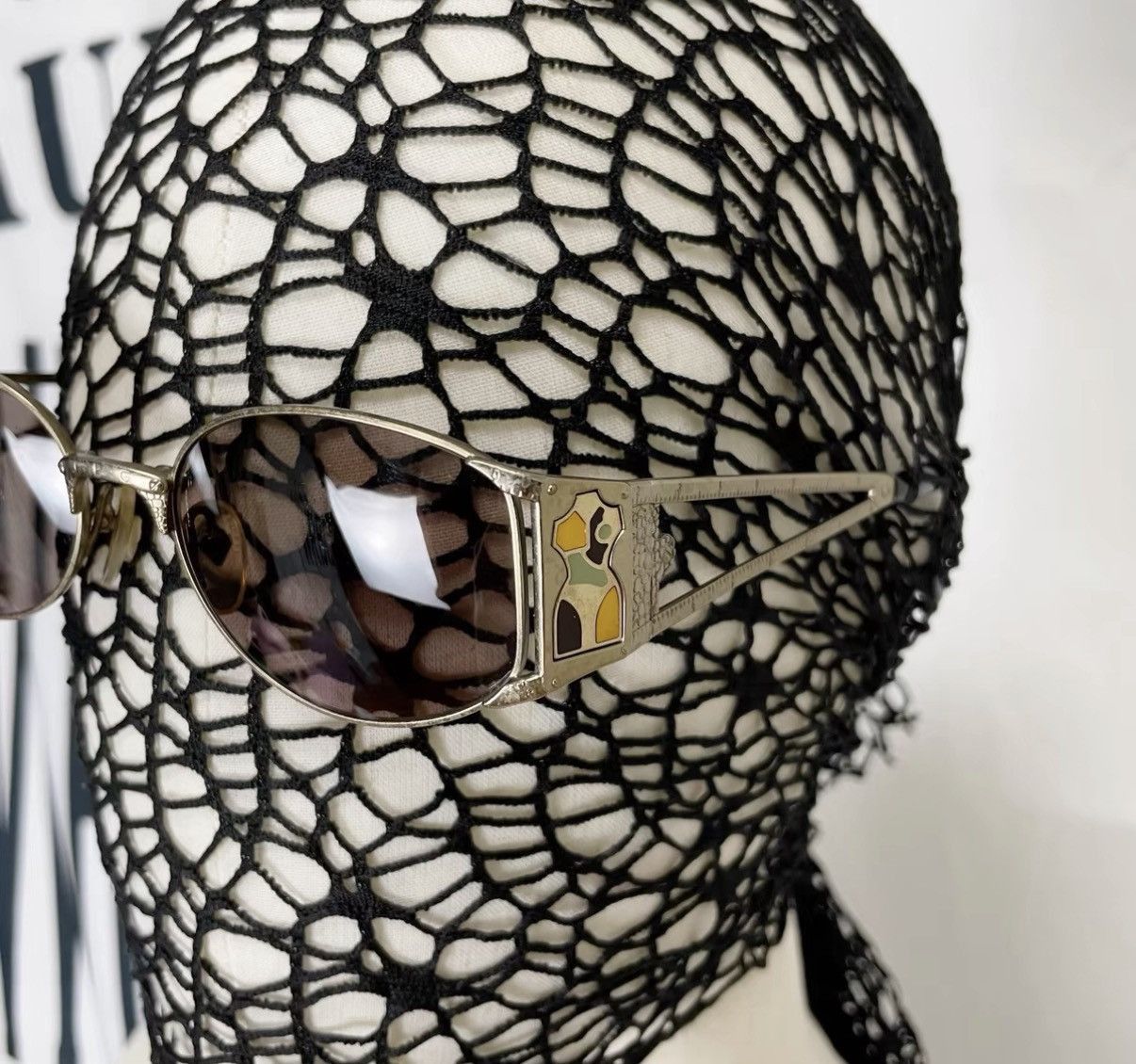 Jean Paul Gaultier Black Mesh Head Net Covering Size ONE SIZE - 2 Thumbnail