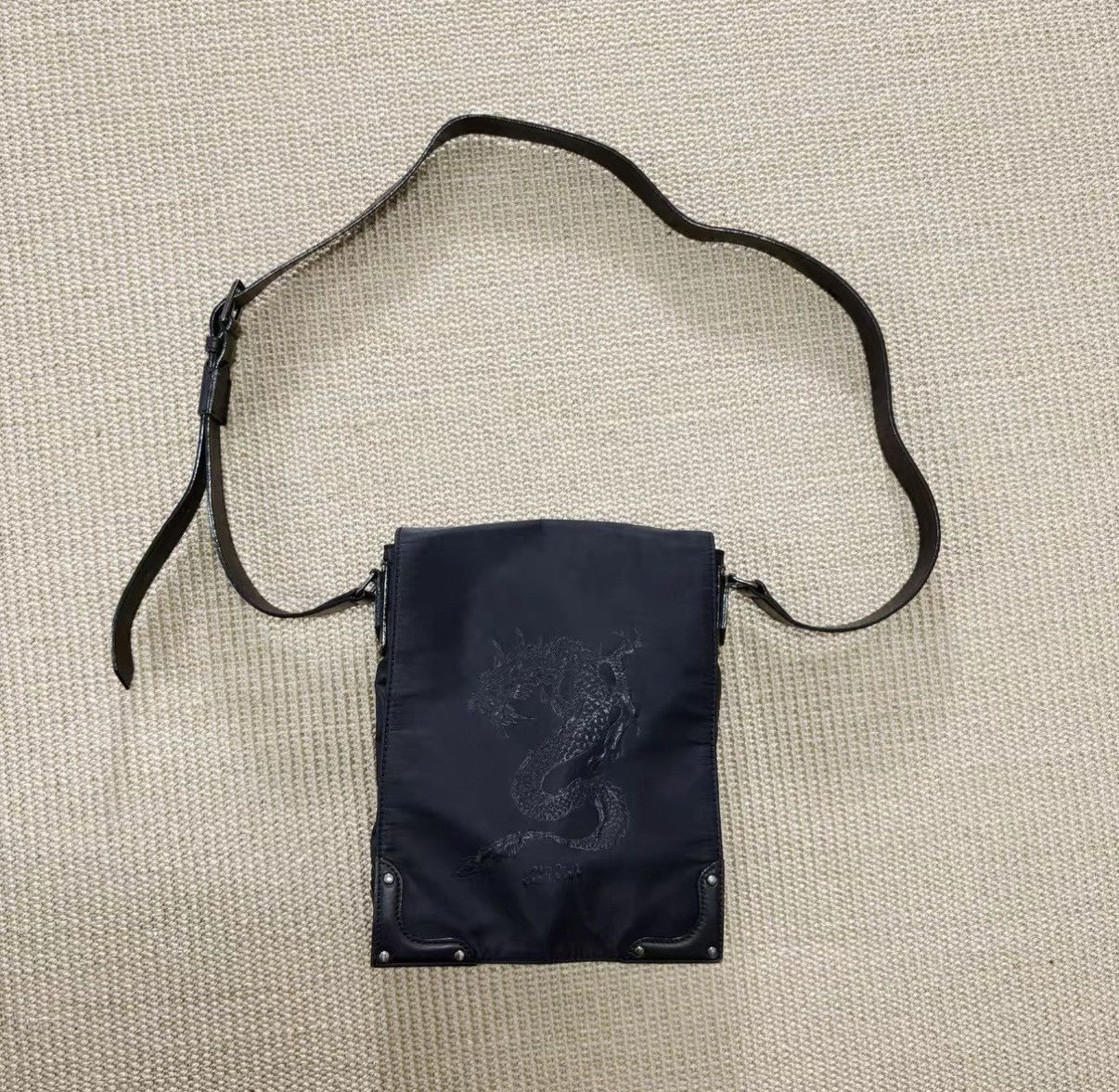 Jean Paul Gaultier Black Dragon Embroidered Crossbody Bag Size ONE SIZE - 2 Thumbnail