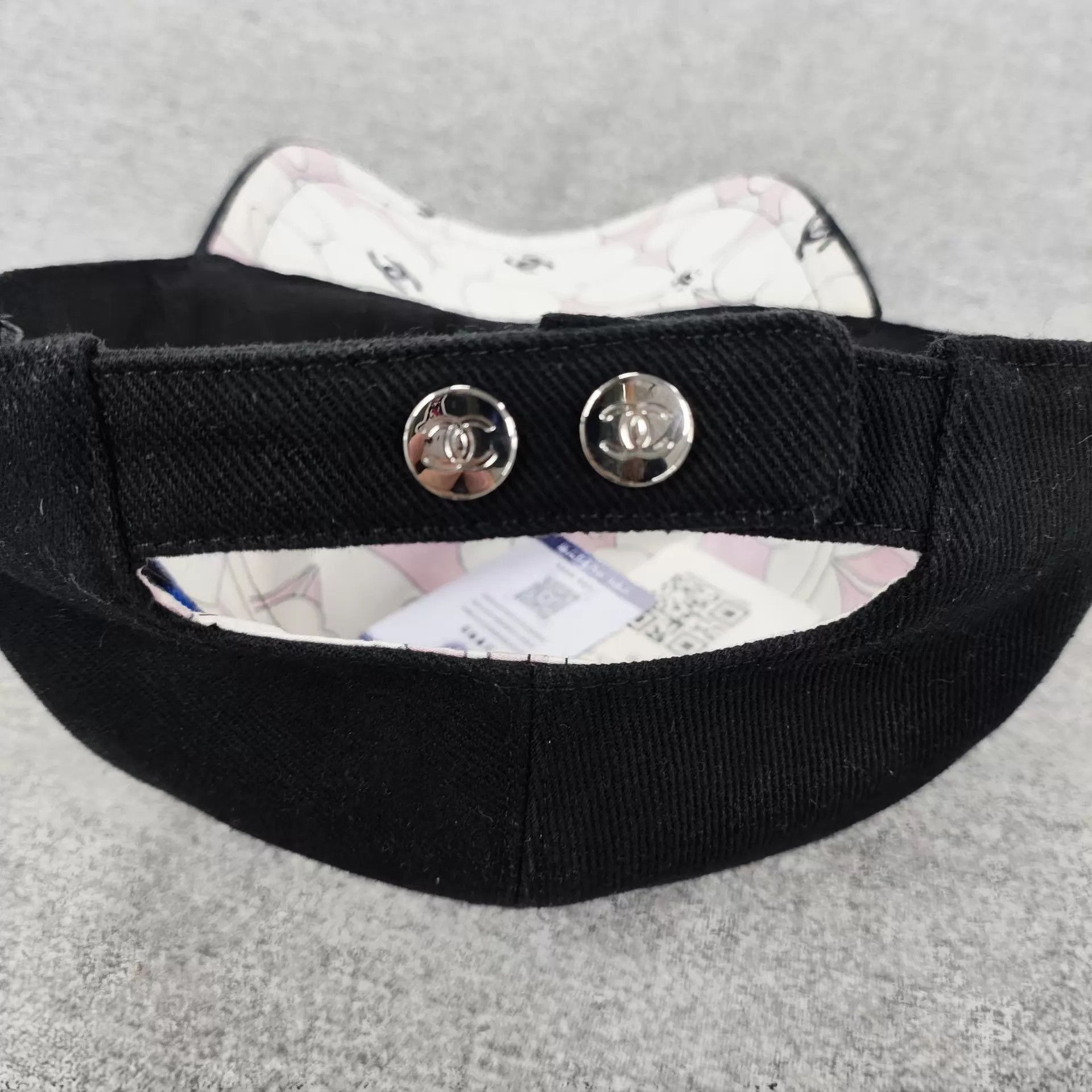 Chanel Black Embroidered Baseball Cap Size ONE SIZE - 6 Thumbnail