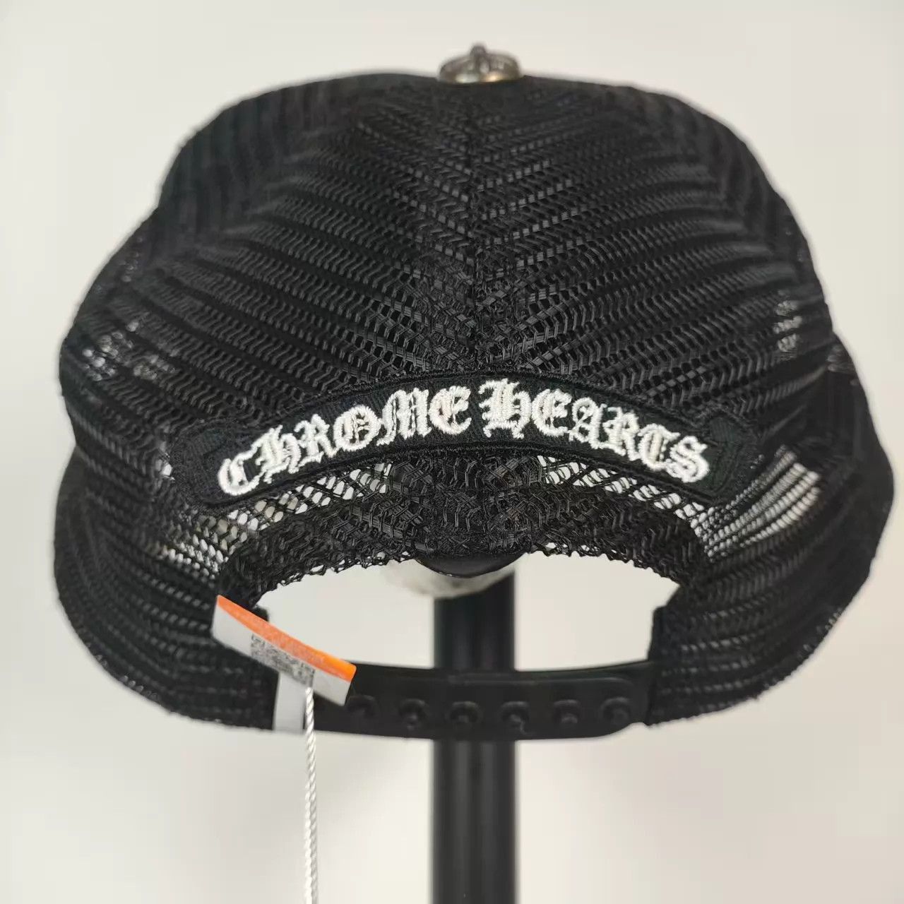 Chrome Hearts Black Cap with Blue Lip and Teeth Patch Size ONE SIZE - 2 Thumbnail