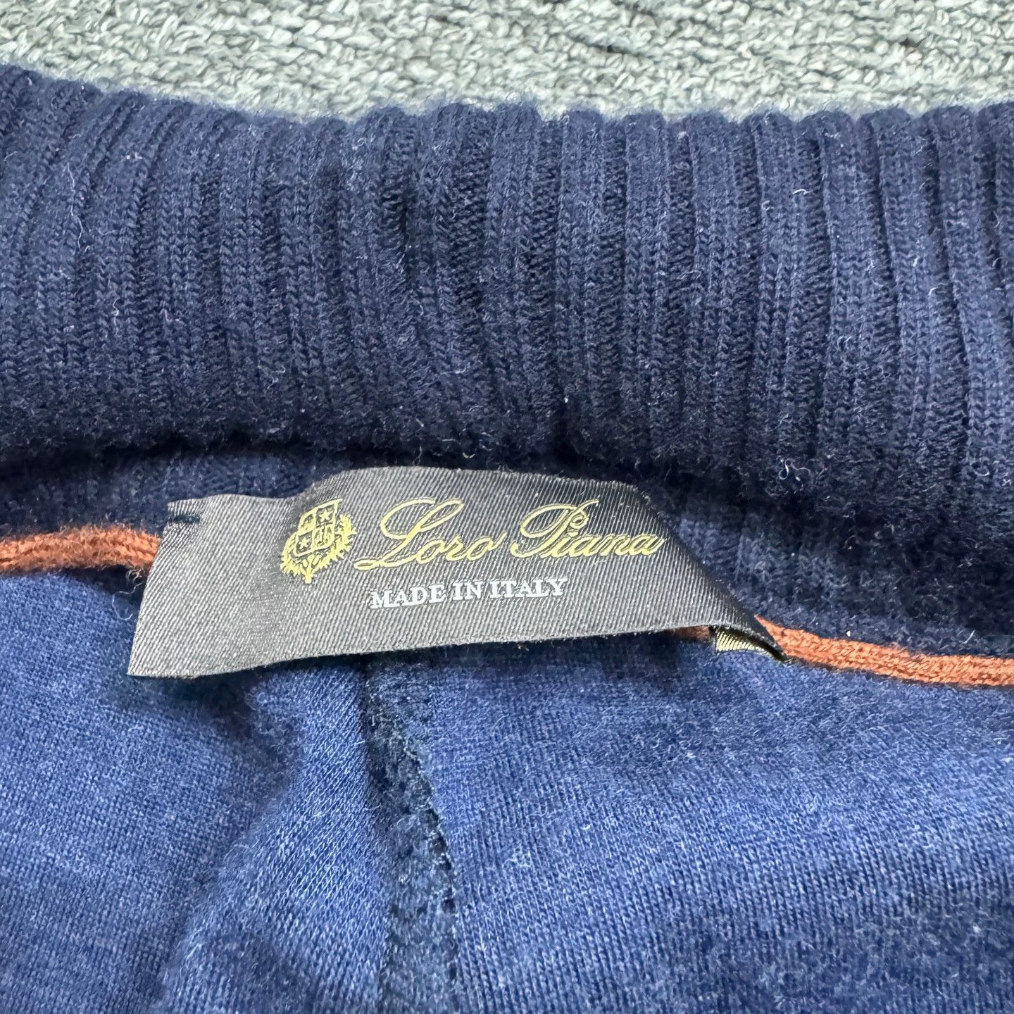 Loro Piana Blue Elastic Waist Sweatpants with Drawstring Size US 32 / EU 48 - 2 Thumbnail