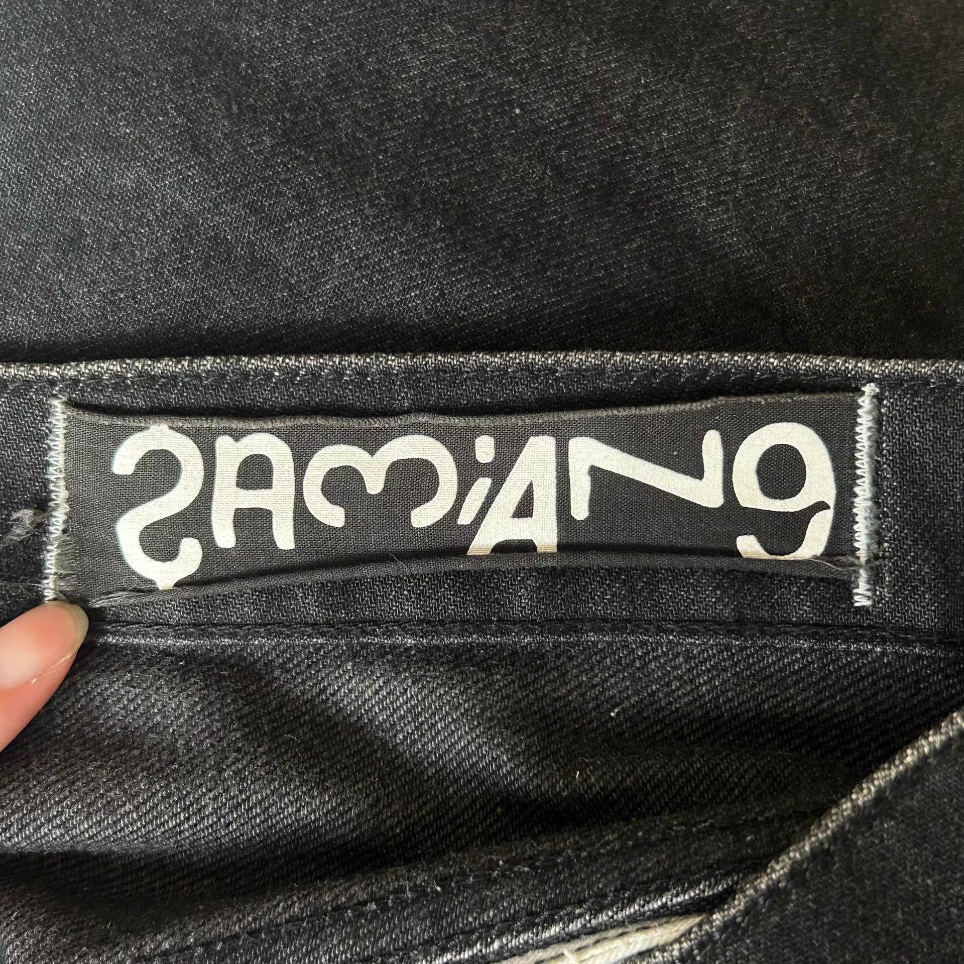 Undercover Black Denim Jeans with Red Graphic Back Pockets Size US 32 / EU 48 - 7 Thumbnail