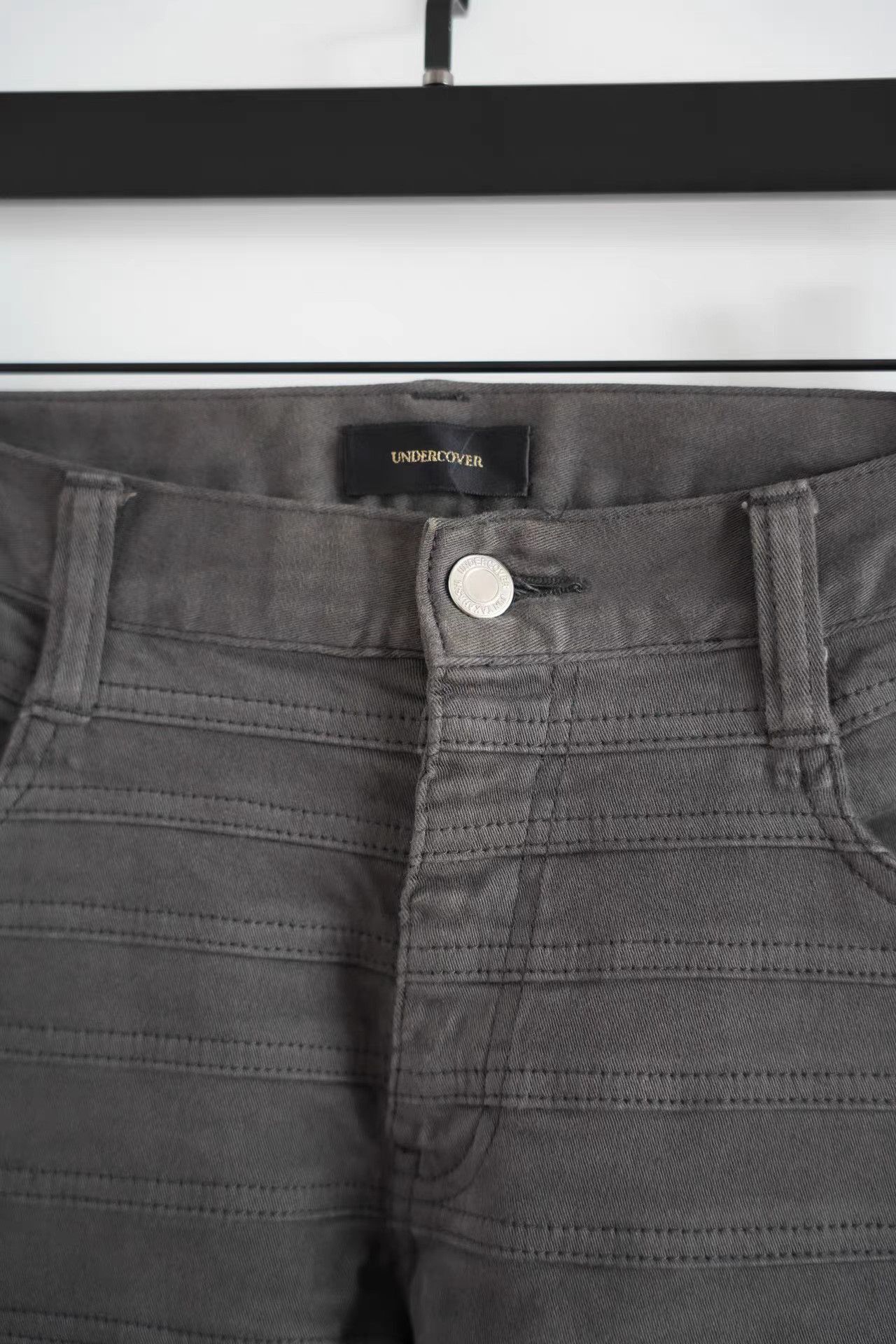 Undercover Black Casual Pants with Portrait Patch Details Size US 32 / EU 48 - 5 Thumbnail