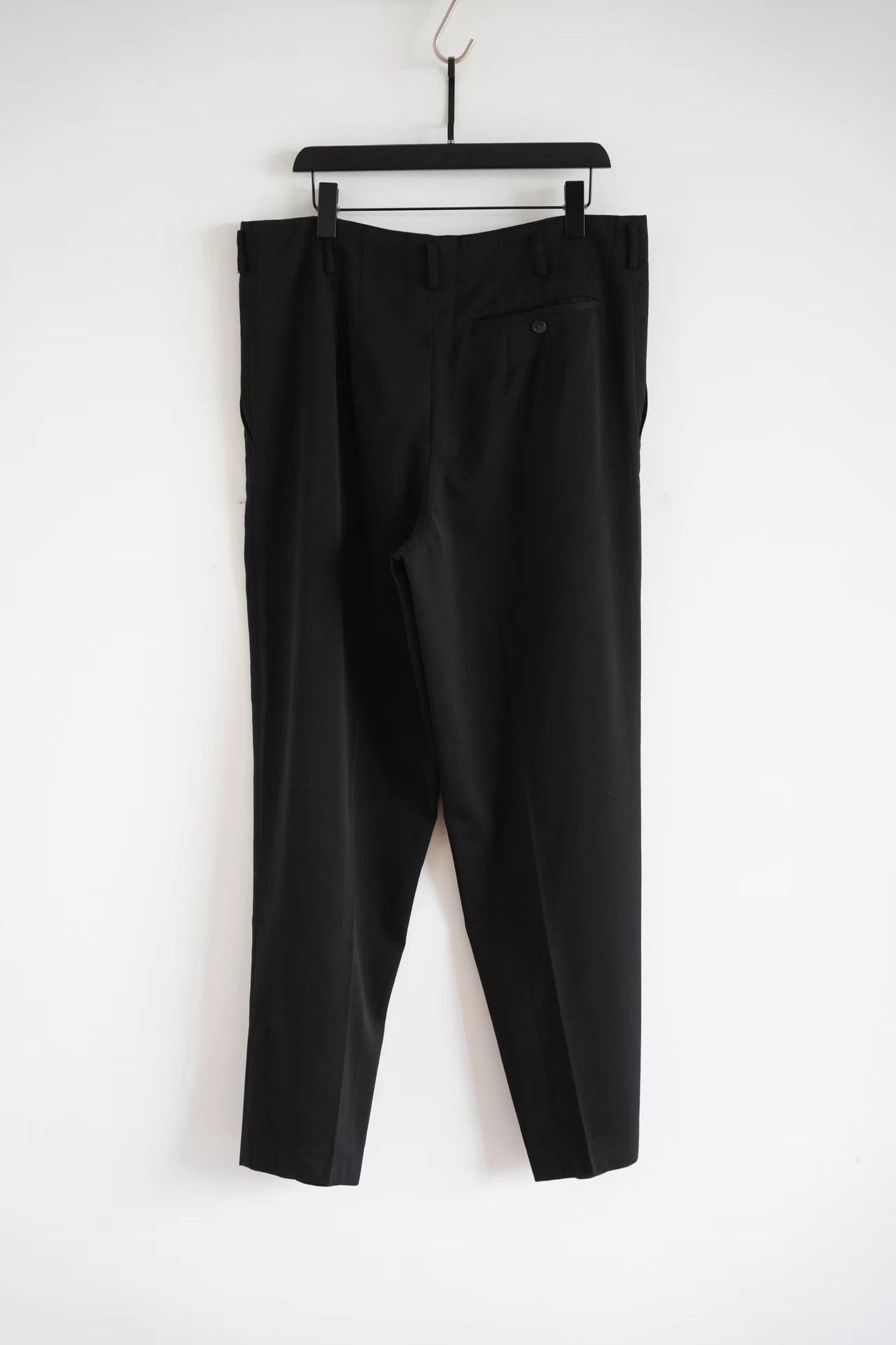 Yohji Yamamoto Black Casual Pants with Side Stripe Detail Size US 32 / EU 48 - 2 Thumbnail