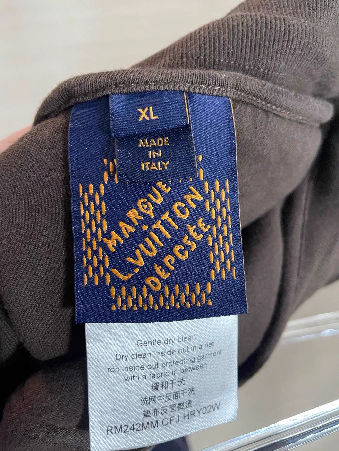 Louis Vuitton Brown Casual Pants with Stitch Detailing Size US 32 / EU 48 - 4 Thumbnail