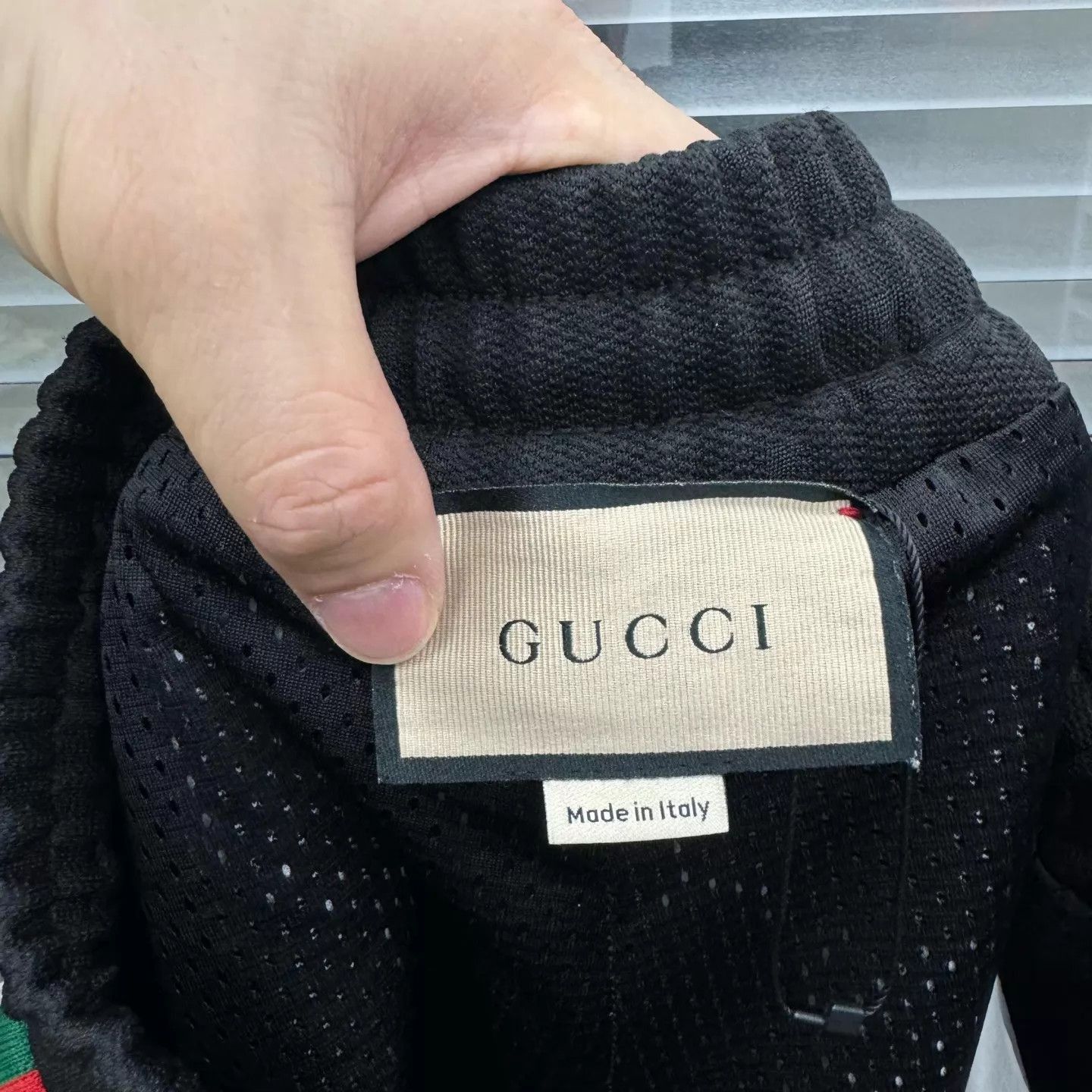 Gucci Black Shorts with Green and Red Side Stripes Size US 32 / EU 48 - 6 Thumbnail