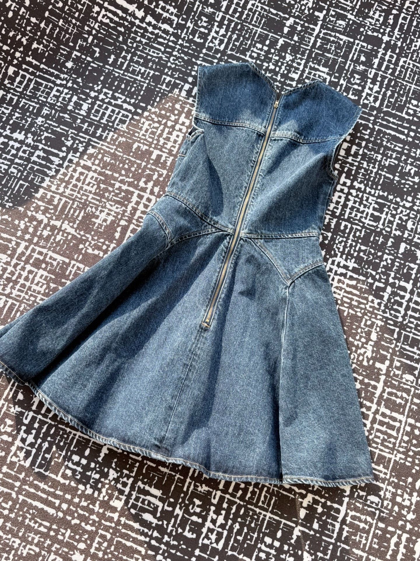 Self-Portrait Self-Portrait Popular Denim Skirt Size 32" / US 10 / IT 46 - 2 Thumbnail