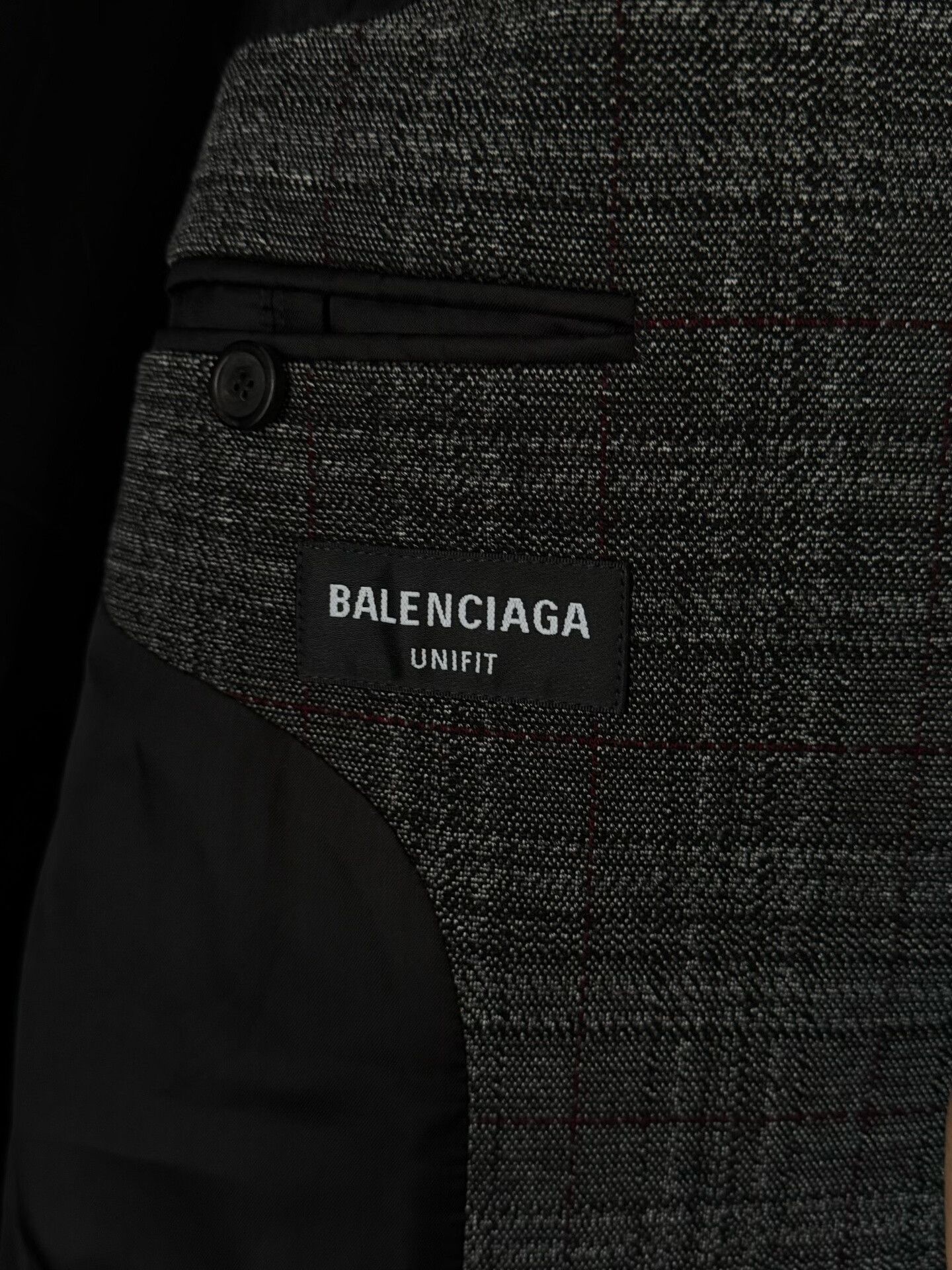 Balenciaga Balenciaga Engineered Plaid Suit Size US M / EU 48-50 / 2 - 2 Thumbnail