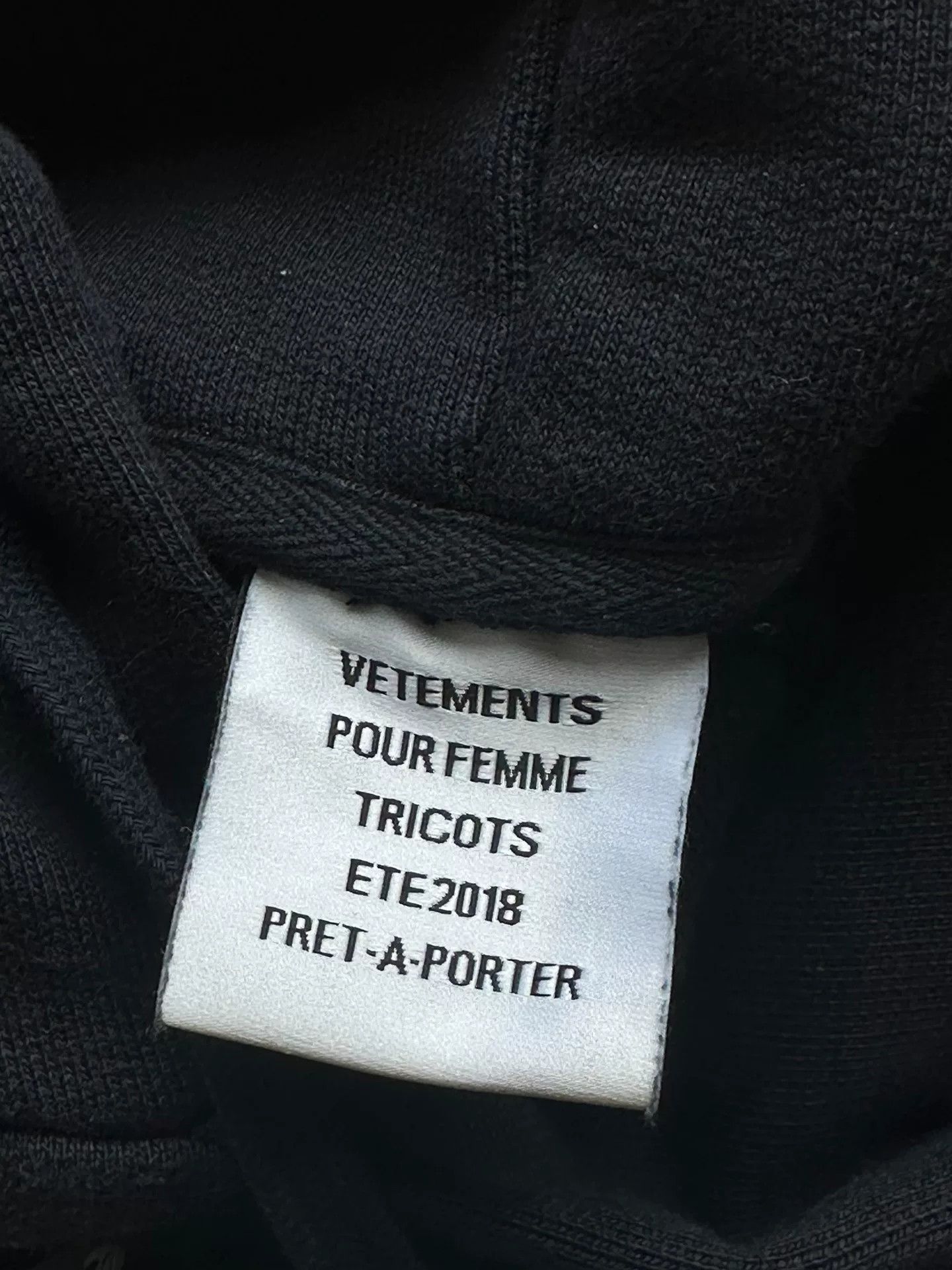 Vetements Vetements Sleeve Ribbon Hoodie Size US S / EU 44-46 / 1 - 4 Thumbnail