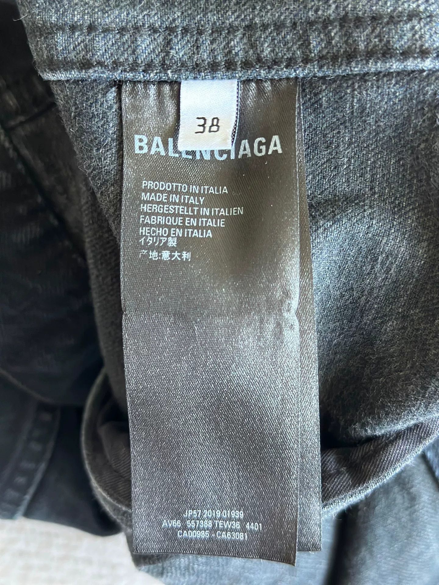 Balenciaga Balenciaga Washed Pink Letter Embroidered Jacket Size S / US 4 / IT 40 - 5 Thumbnail