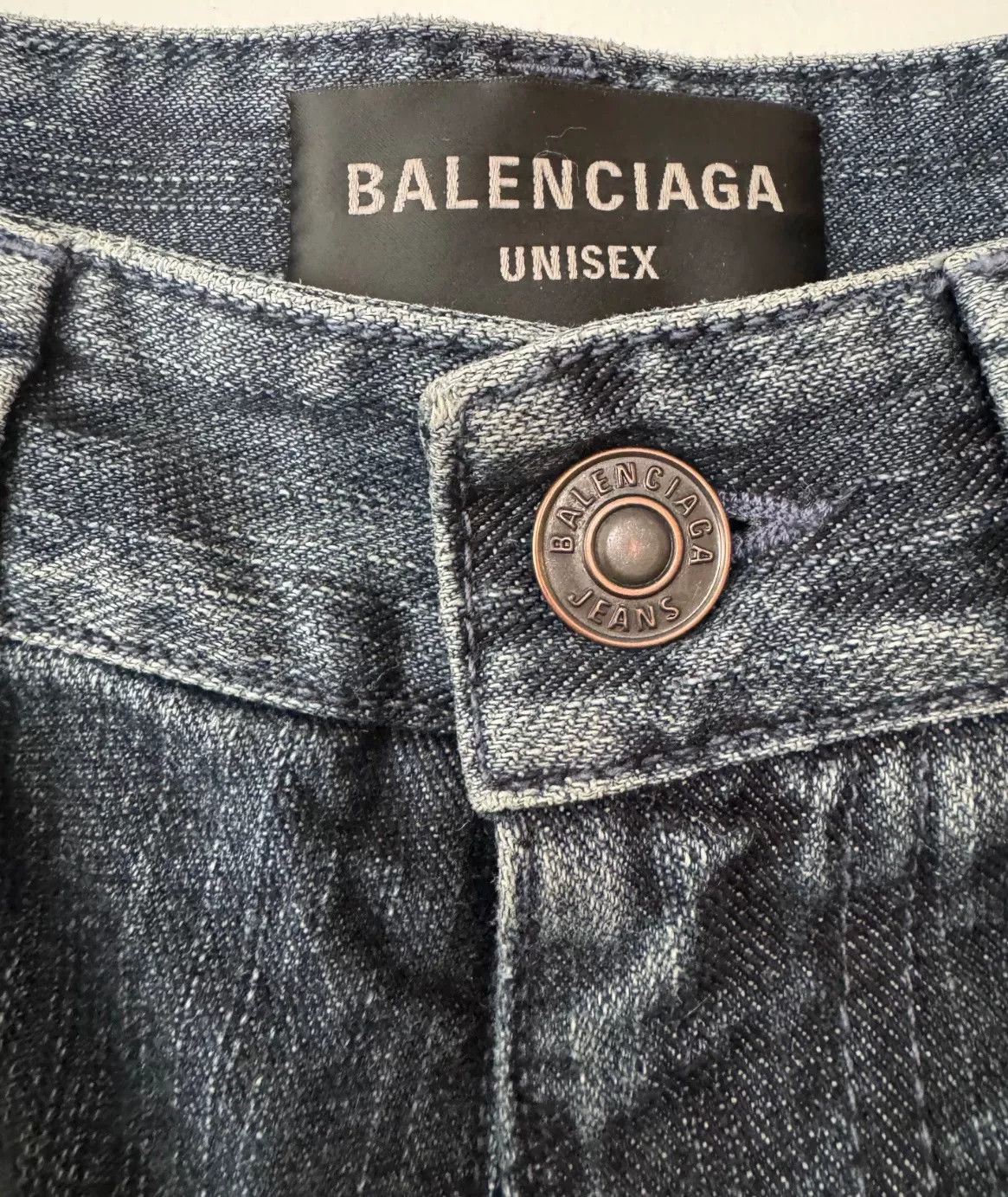 Balenciaga Balenciaga Two-Piece Deconstructed Jeans Size US 26 / EU 42 - 8 Thumbnail