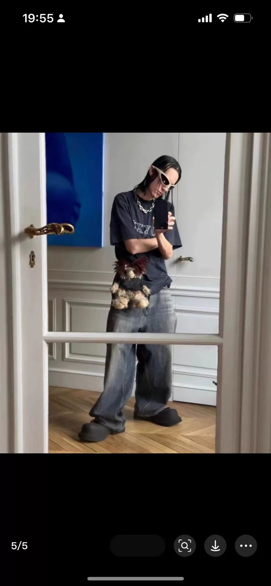 Balenciaga Balenciaga Two-Piece Deconstructed Jeans Size US 26 / EU 42 - 3 Thumbnail