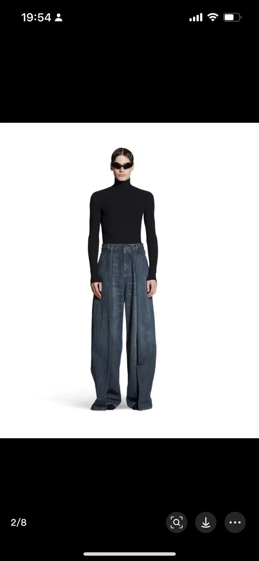 Balenciaga Balenciaga Two-Piece Deconstructed Jeans Size US 26 / EU 42 - 2 Thumbnail