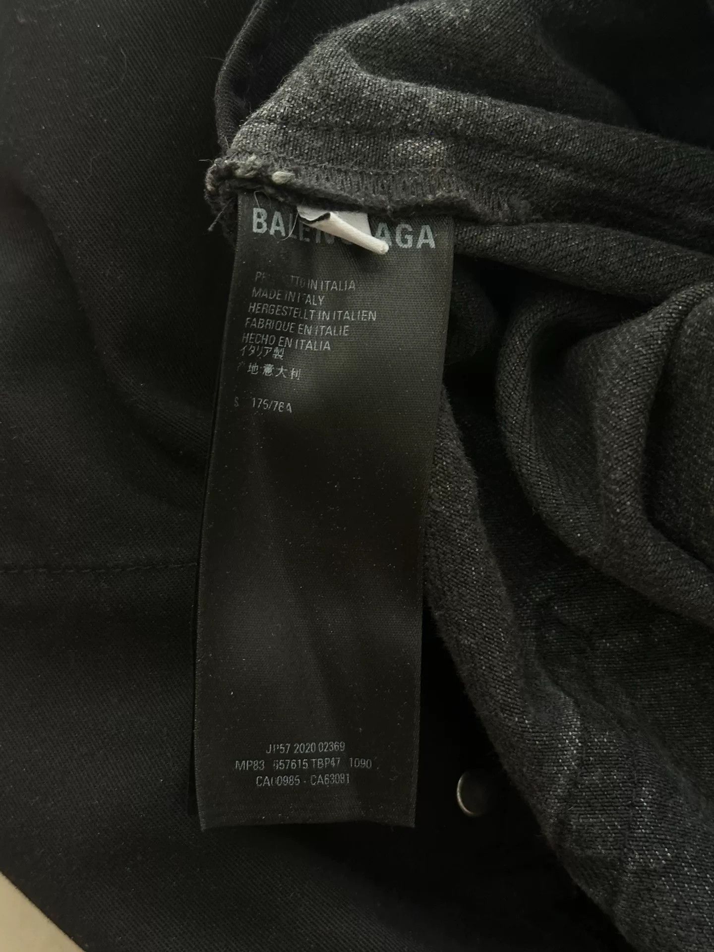 Balenciaga Balenciaga Washed Black Jeans with Belt Size US 32 / EU 48 - 4 Thumbnail