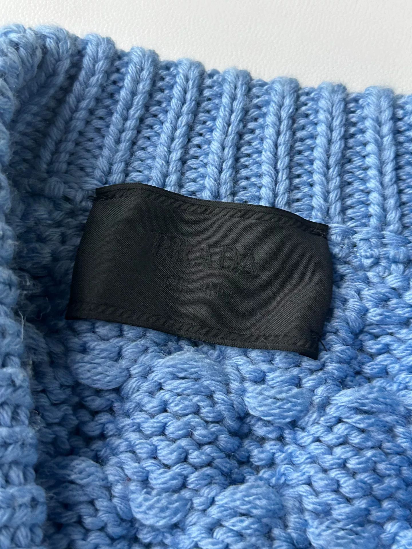 Prada Prada Spliced Sleeve Show Sweater Size US M / EU 48-50 / 2 - 2 Thumbnail