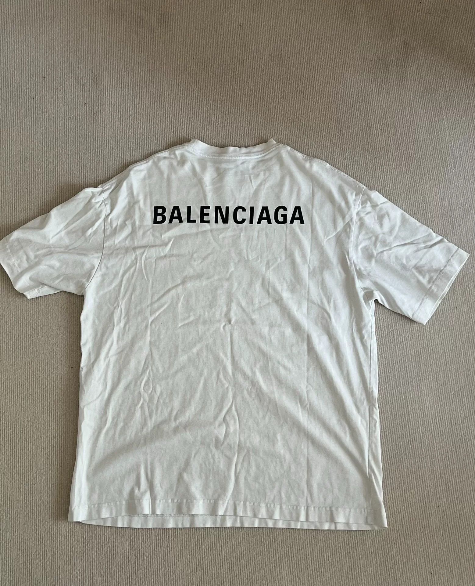 Balenciaga Balenciaga Front Back Logo T-Shirt Size US M / EU 48-50 / 2 - 2 Thumbnail