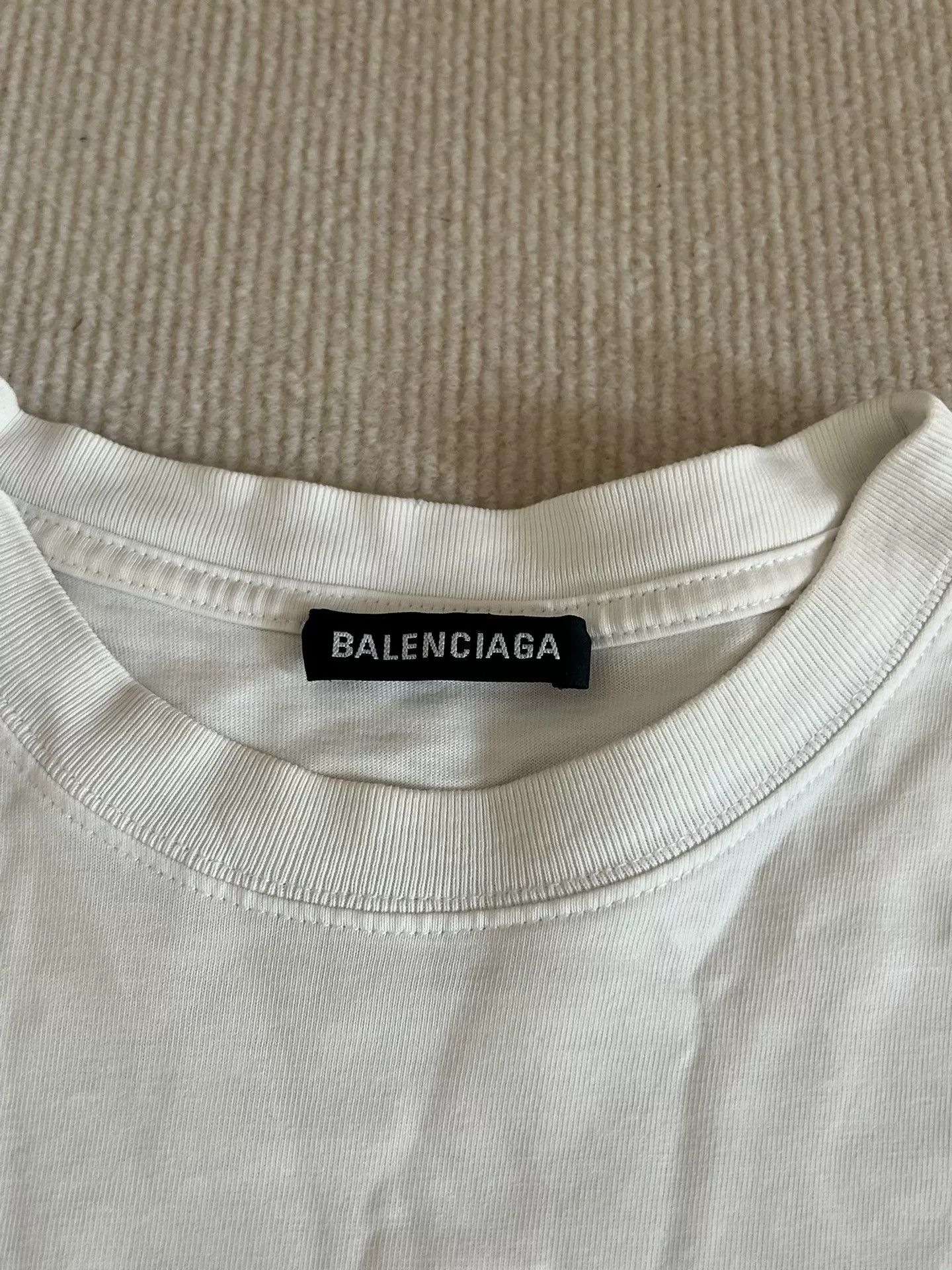 Balenciaga Balenciaga Front Back Logo T-Shirt Size US M / EU 48-50 / 2 - 3 Thumbnail