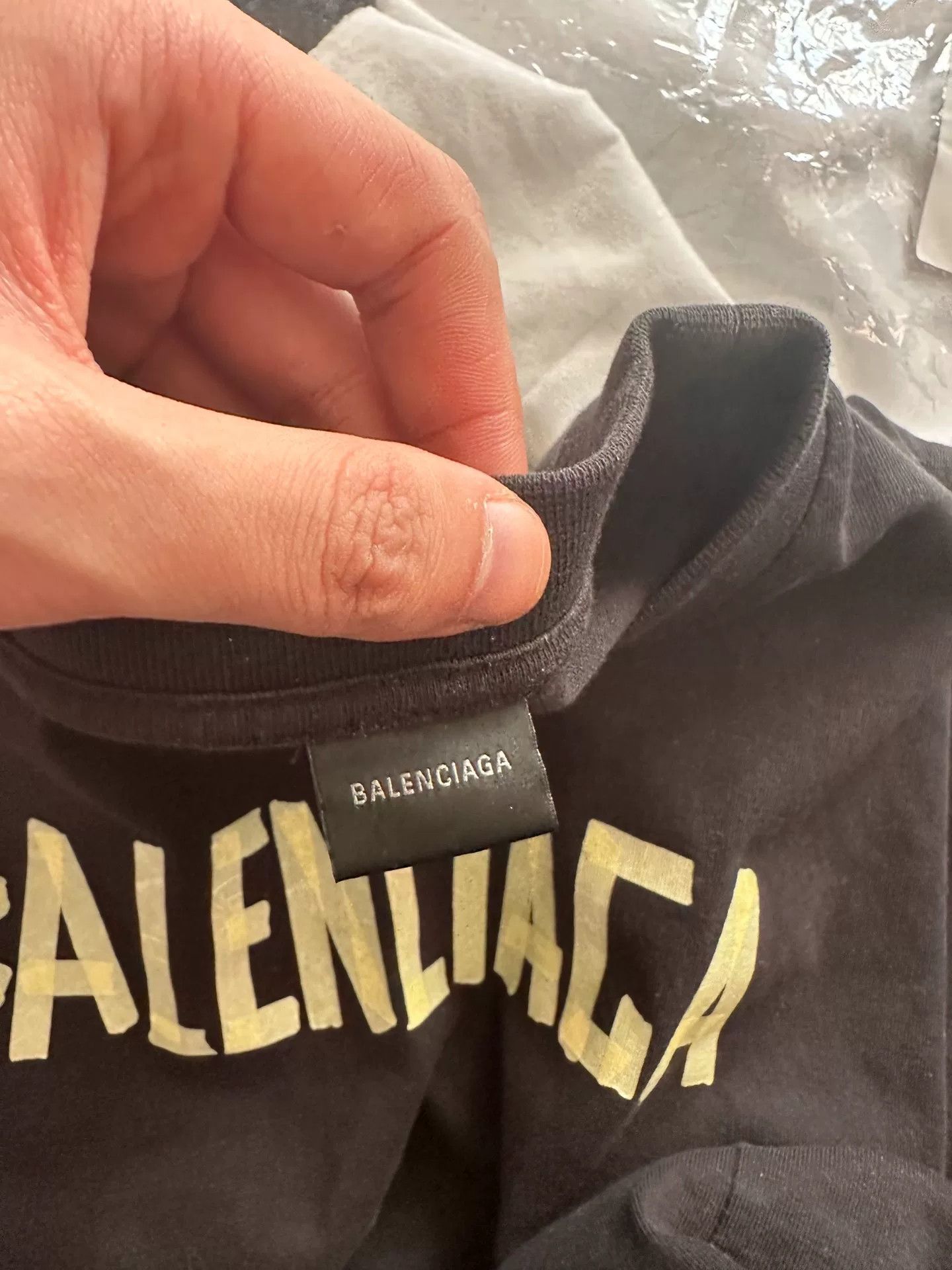 Balenciaga Balenciaga SS23 Tape Short Sleeve Size US M / EU 48-50 / 2 - 5 Thumbnail
