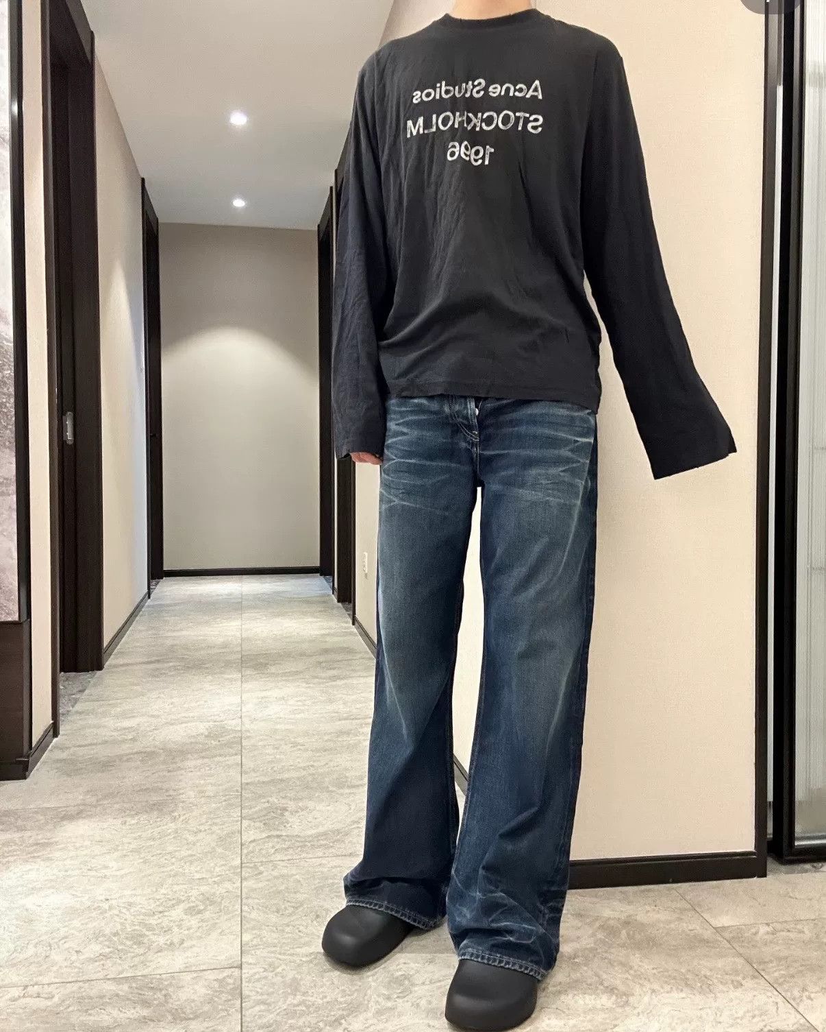 Acne Studios Acne Studios 1996 Logo Print Longsleeve Size US S / EU 44-46 / 1 - 3 Thumbnail