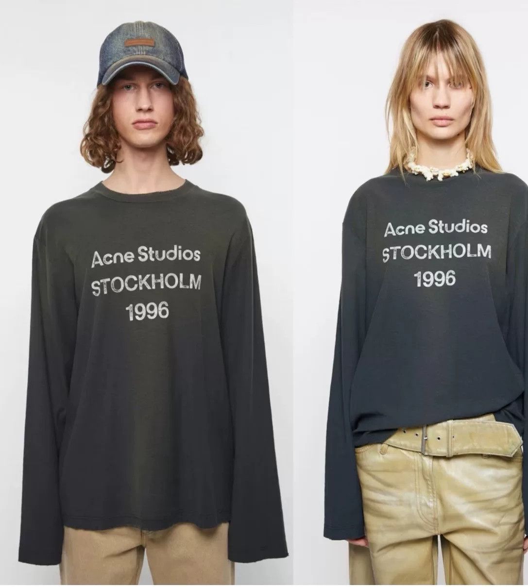 Acne Studios Acne Studios 1996 Logo Print Longsleeve Size US S / EU 44-46 / 1 - 4 Thumbnail