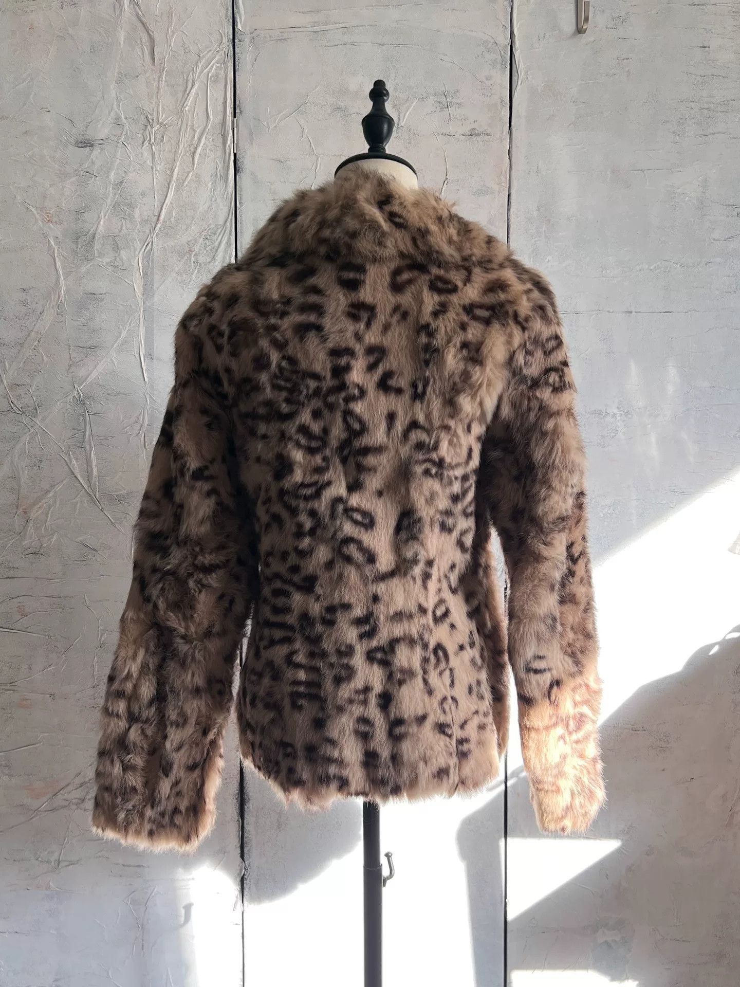 Vintage Vintage Leopard Rabbit Fur Coat Size M / US 6-8 / IT 42-44 - 4 Thumbnail