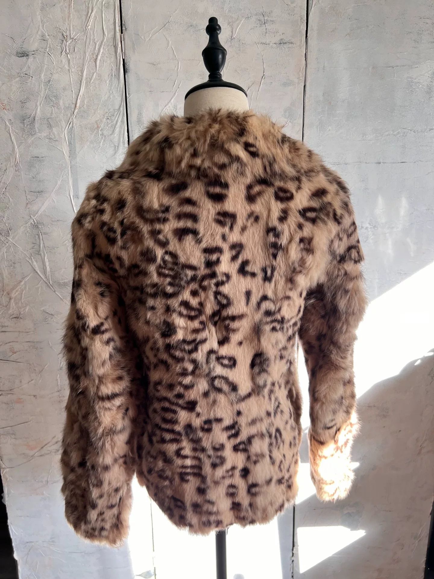 Vintage Vintage Leopard Rabbit Fur Coat Size M / US 6-8 / IT 42-44 - 6 Thumbnail