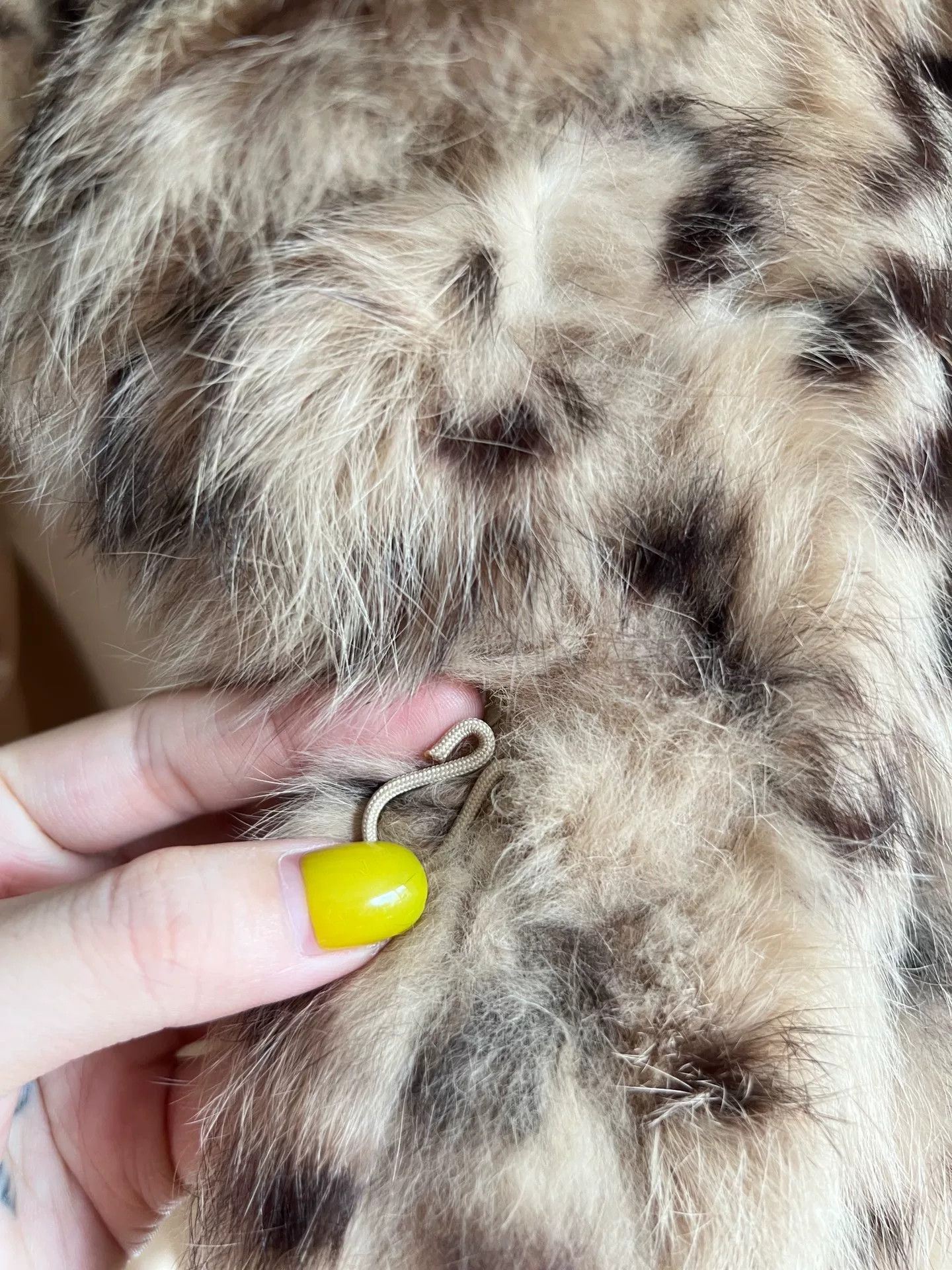 Vintage Vintage Leopard Rabbit Fur Coat Size M / US 6-8 / IT 42-44 - 8 Thumbnail