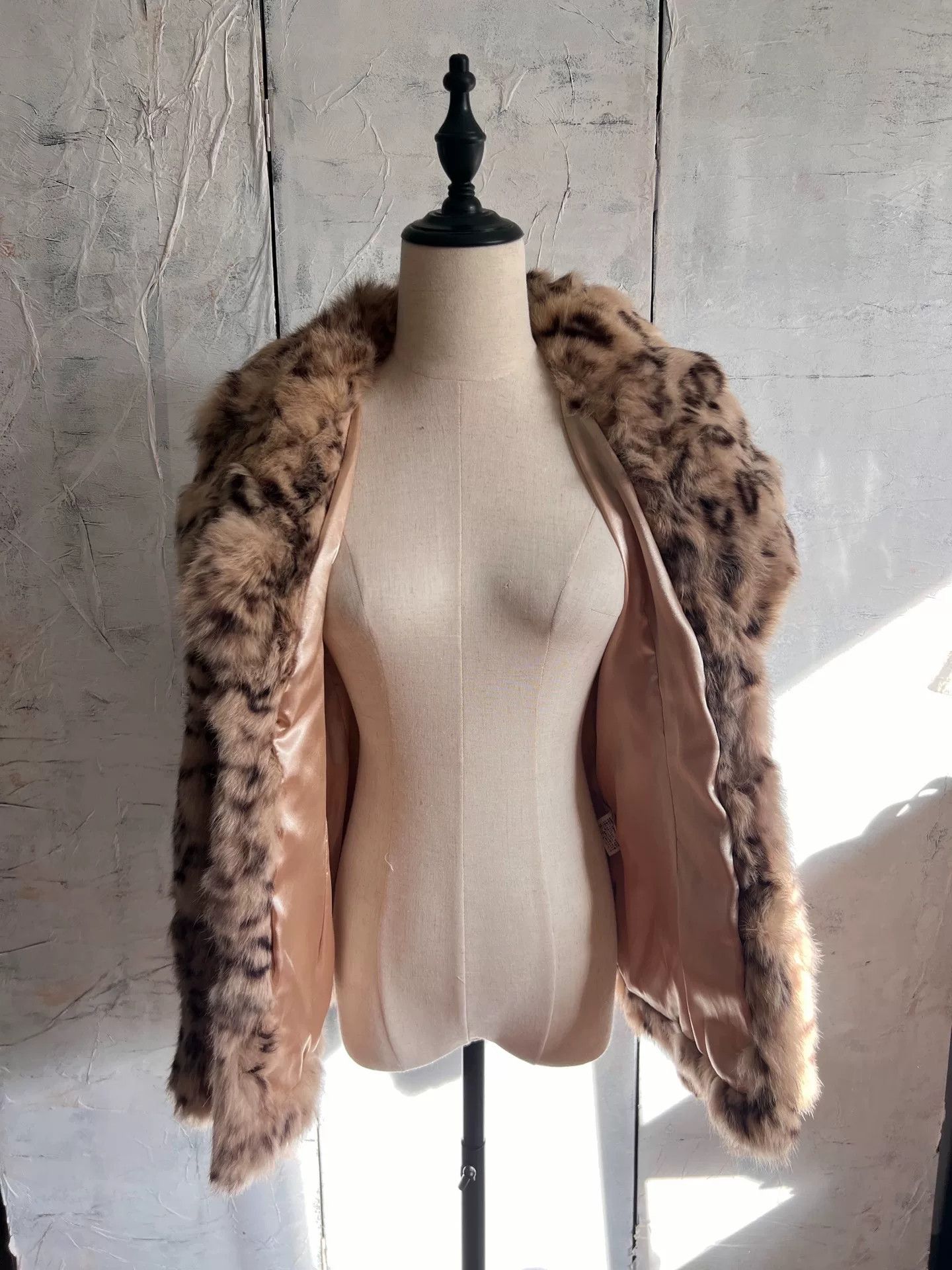 Vintage Vintage Leopard Rabbit Fur Coat Size M / US 6-8 / IT 42-44 - 7 Thumbnail