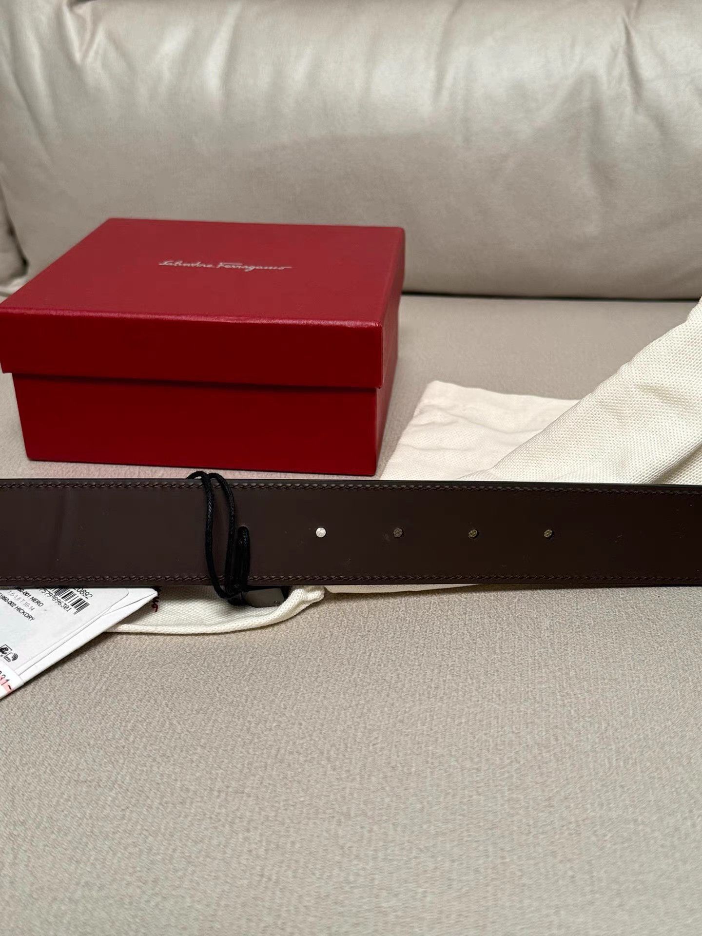 Salvatore Ferragamo Black Leather Belt with Buckle Size ONE SIZE - 2 Thumbnail