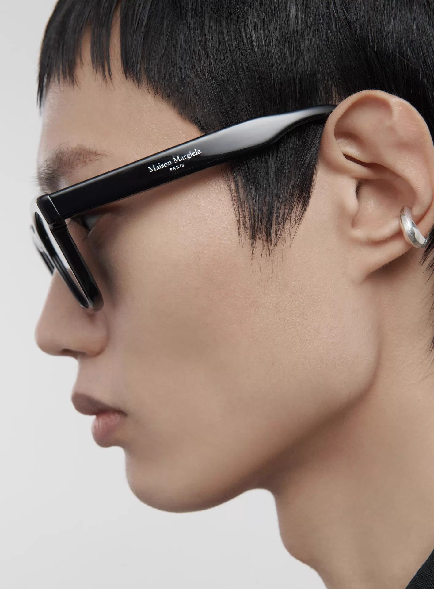 Maison Margiela Black Square Frame Sunglasses Size ONE SIZE - 3 Thumbnail